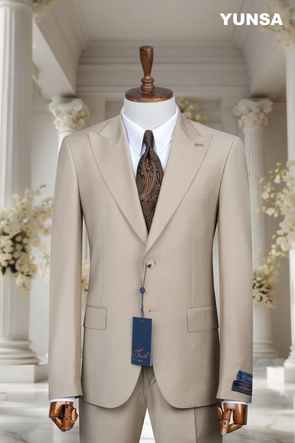 ITALIAN TAILORED FIT 100% WOOL SUIT