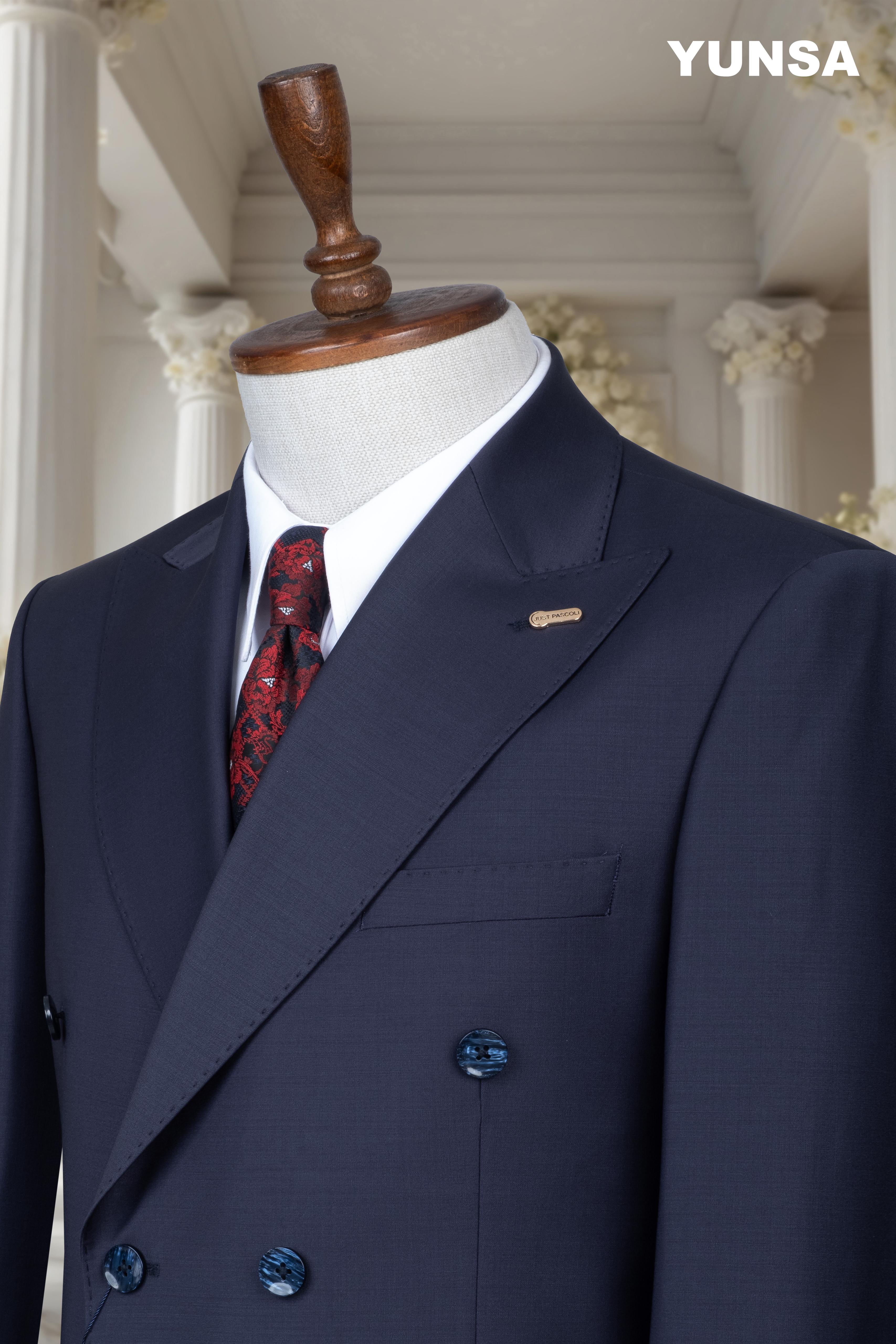 ITALIAN TAILORED FIT 100% WOOL SUIT