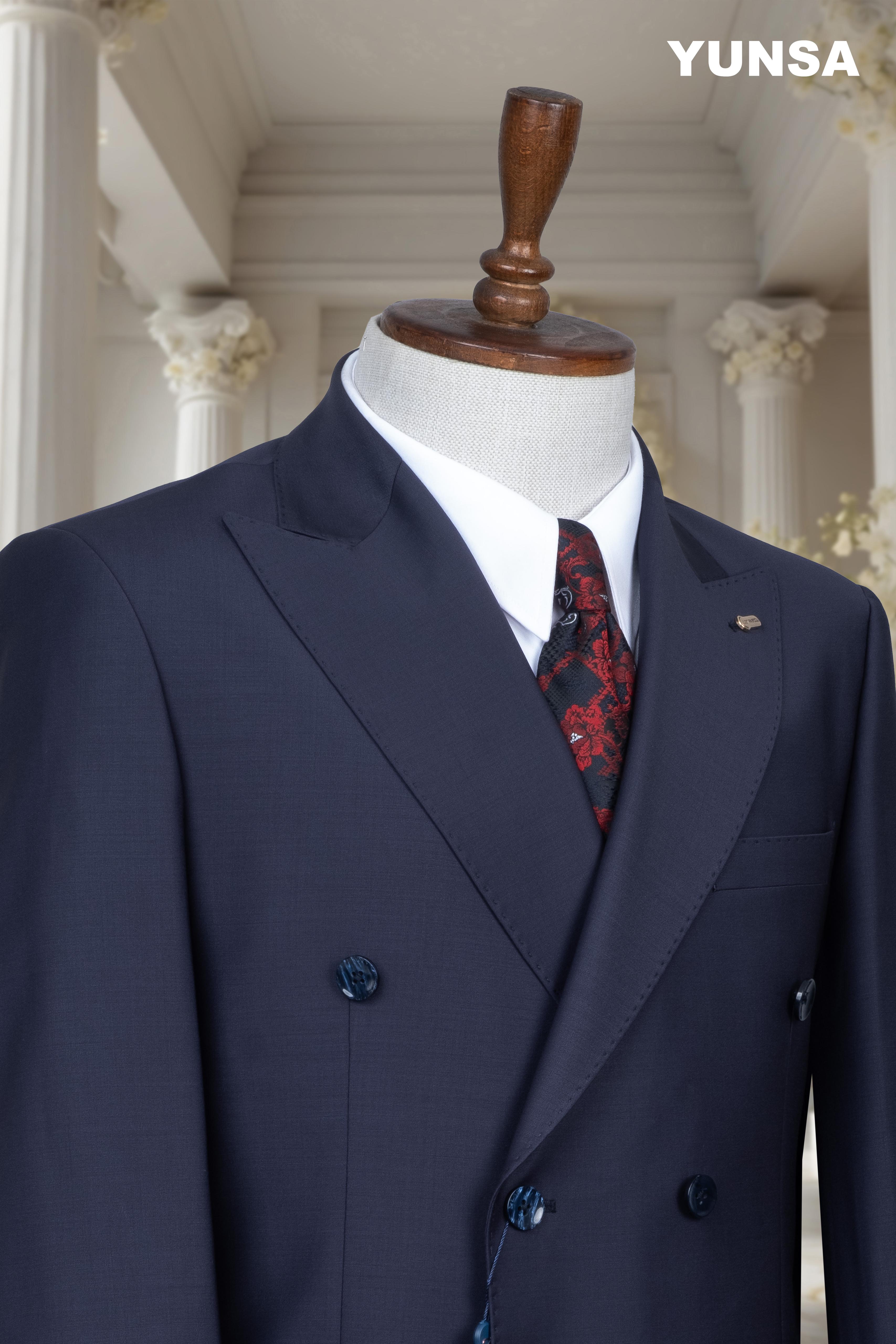 ITALIAN TAILORED FIT 100% WOOL SUIT