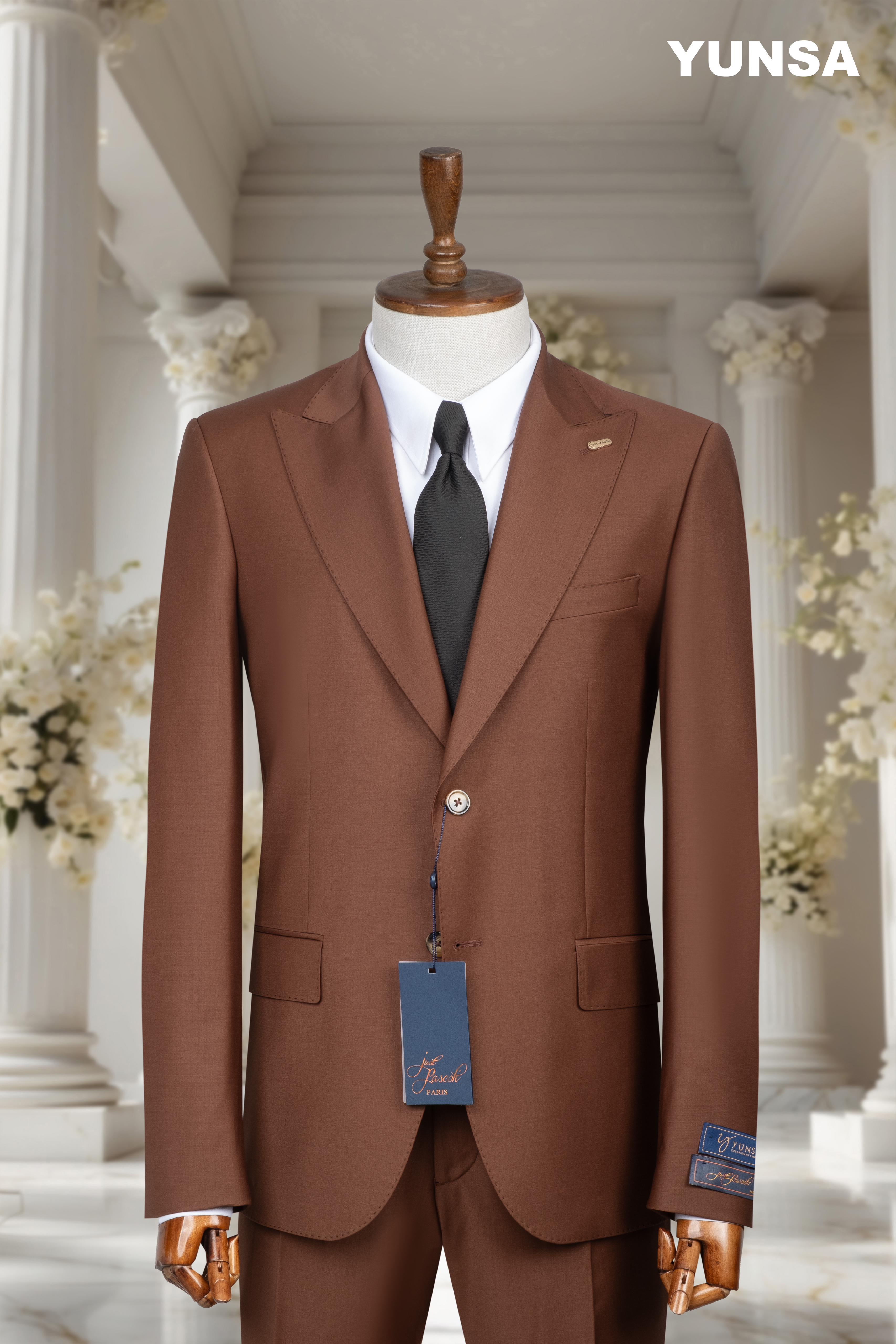 ITALIAN TAILORED FIT 100% WOOL SUIT
