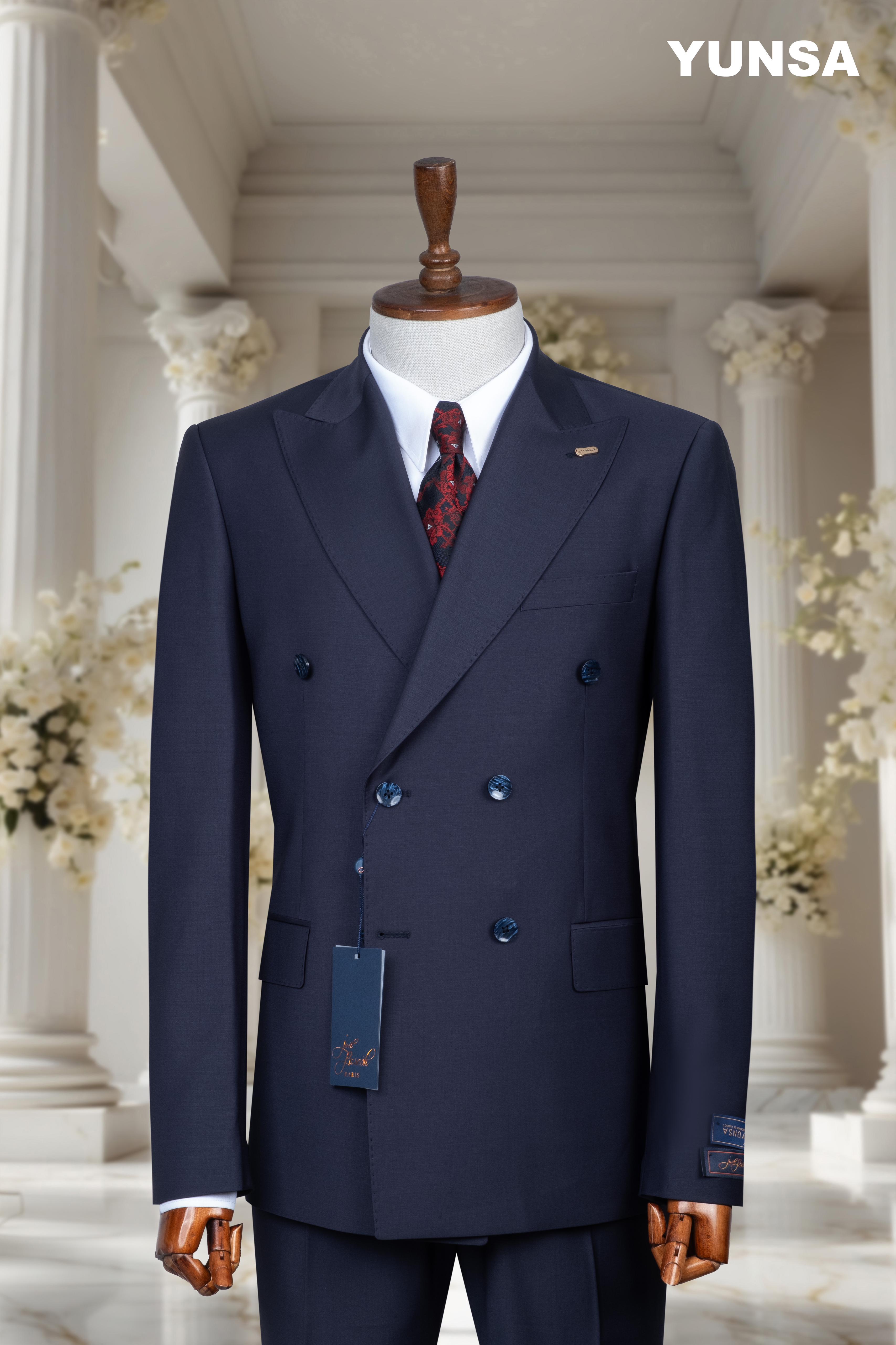 ITALIAN TAILORED FIT 100% WOOL SUIT