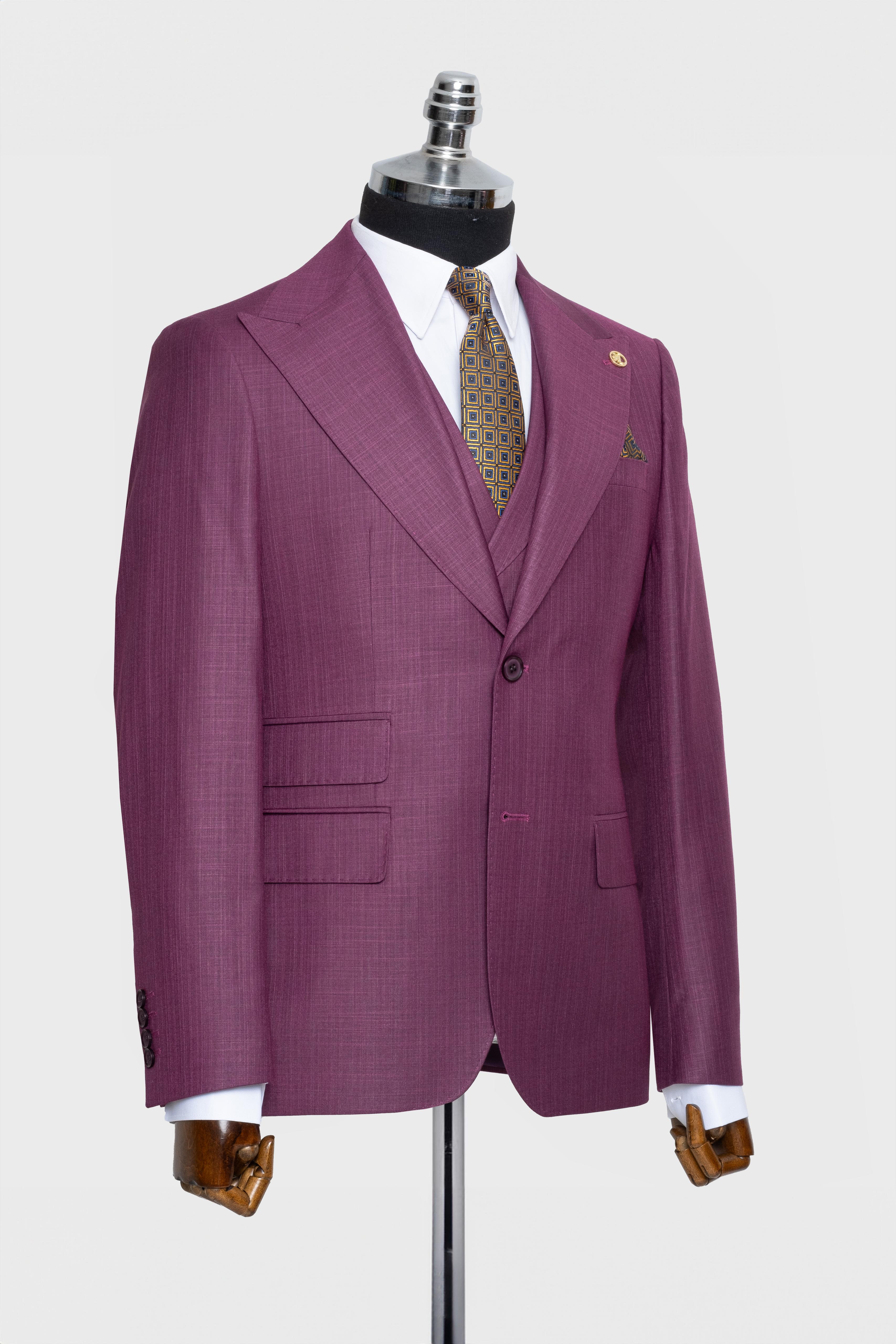 CLASSIC VEST SUIT FUCHSİA