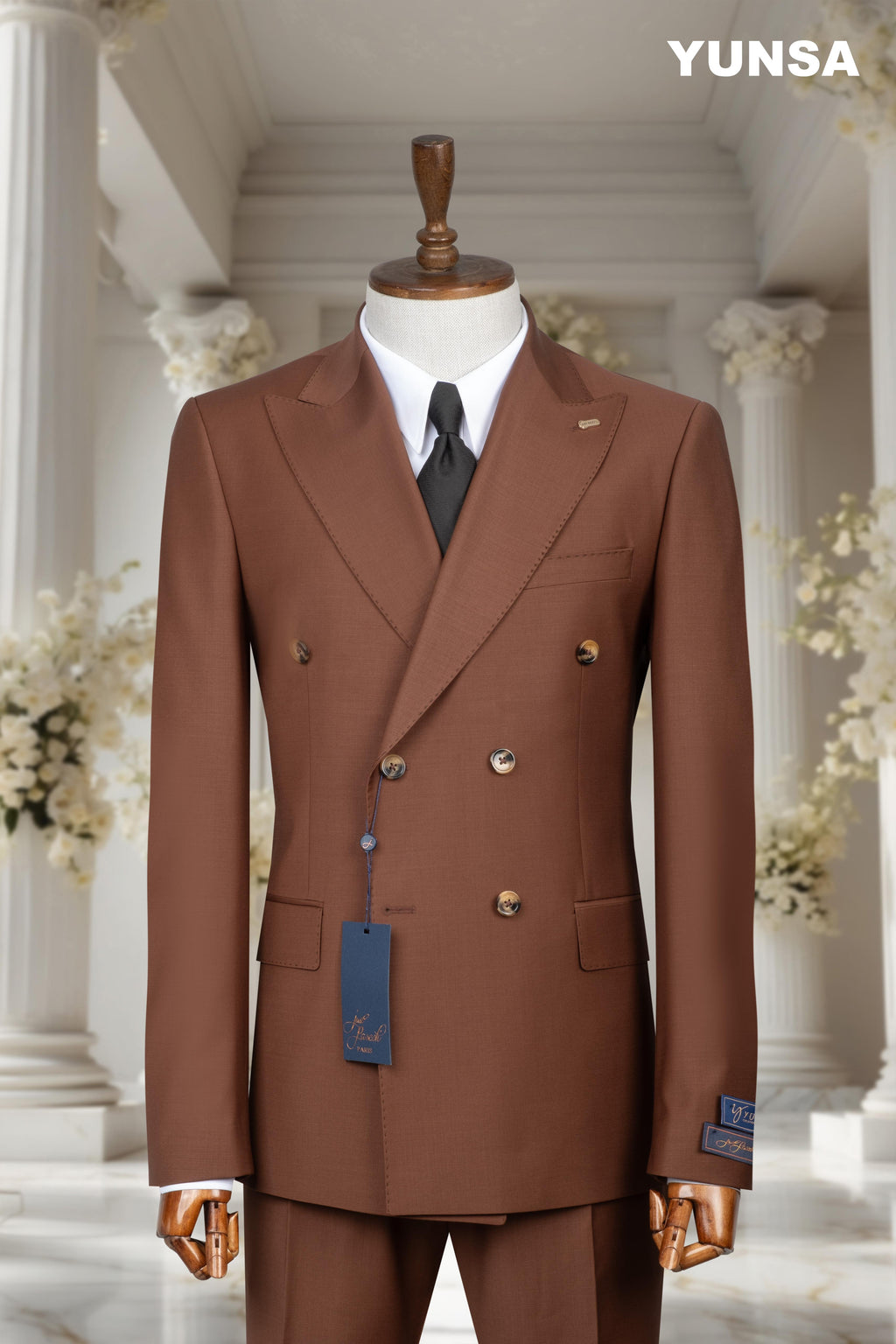 ITALIAN TAILORED FIT 100% WOOL SUIT