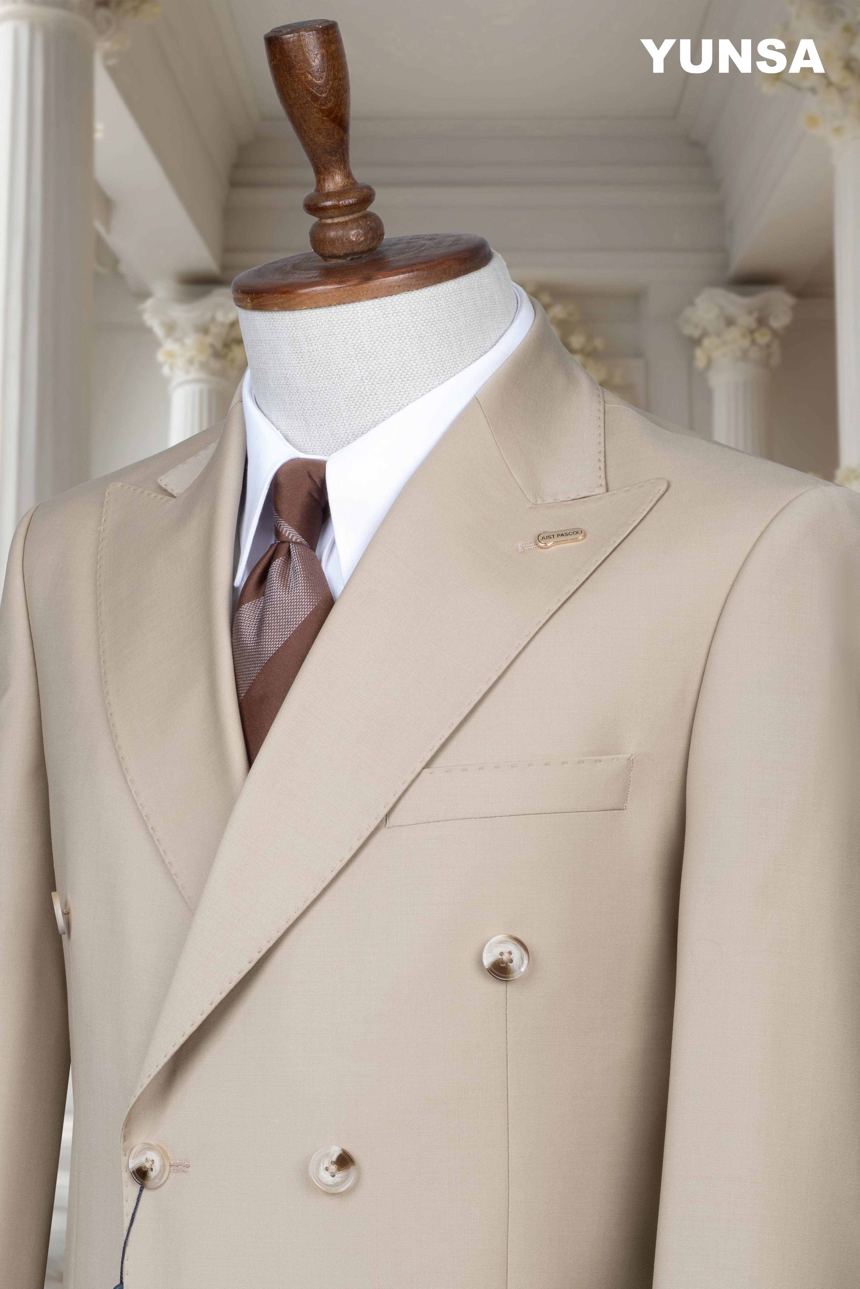 ITALIAN TAILORED FIT 100% WOOL SUIT