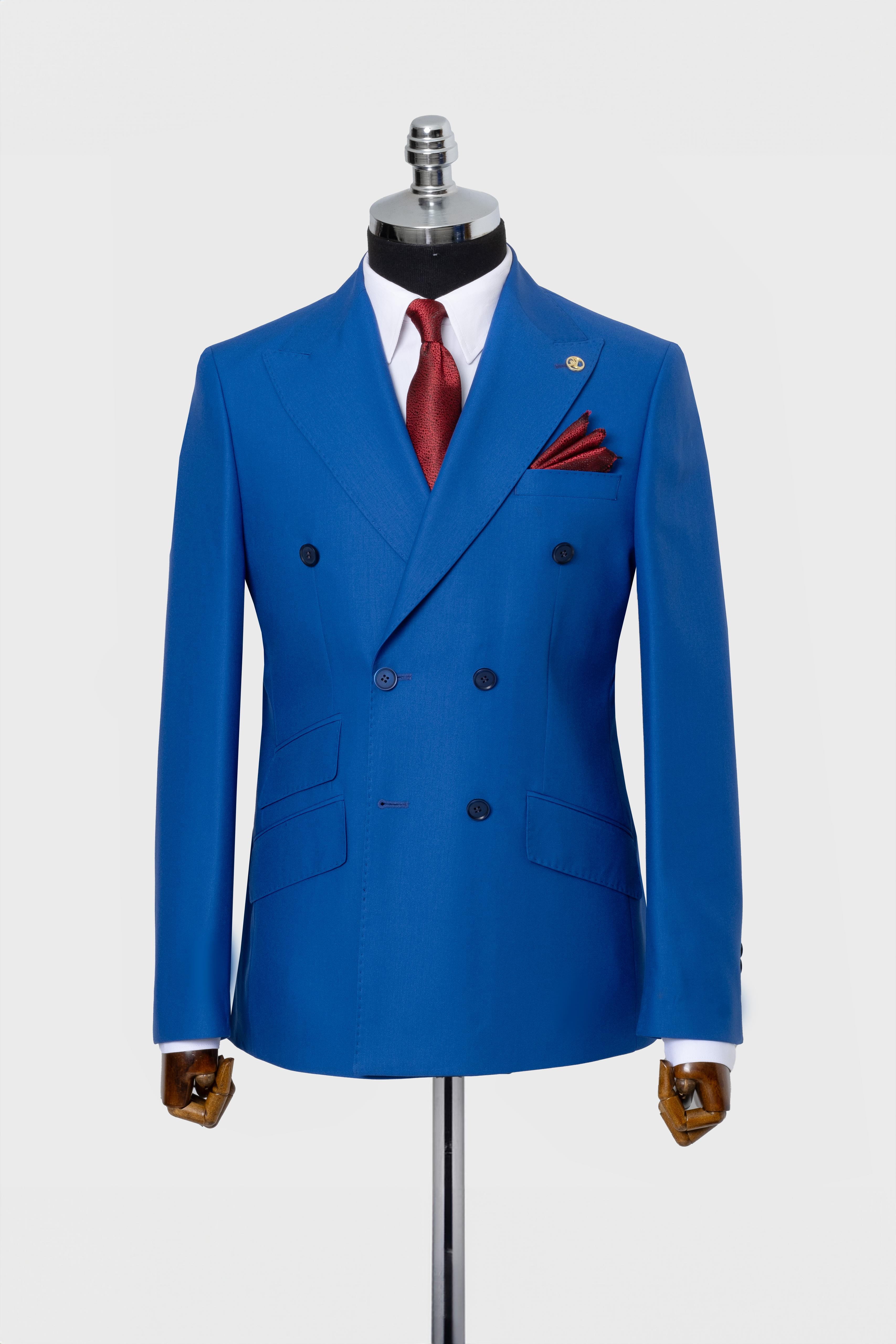 DOUBLE BREASTED SUIT BLUE