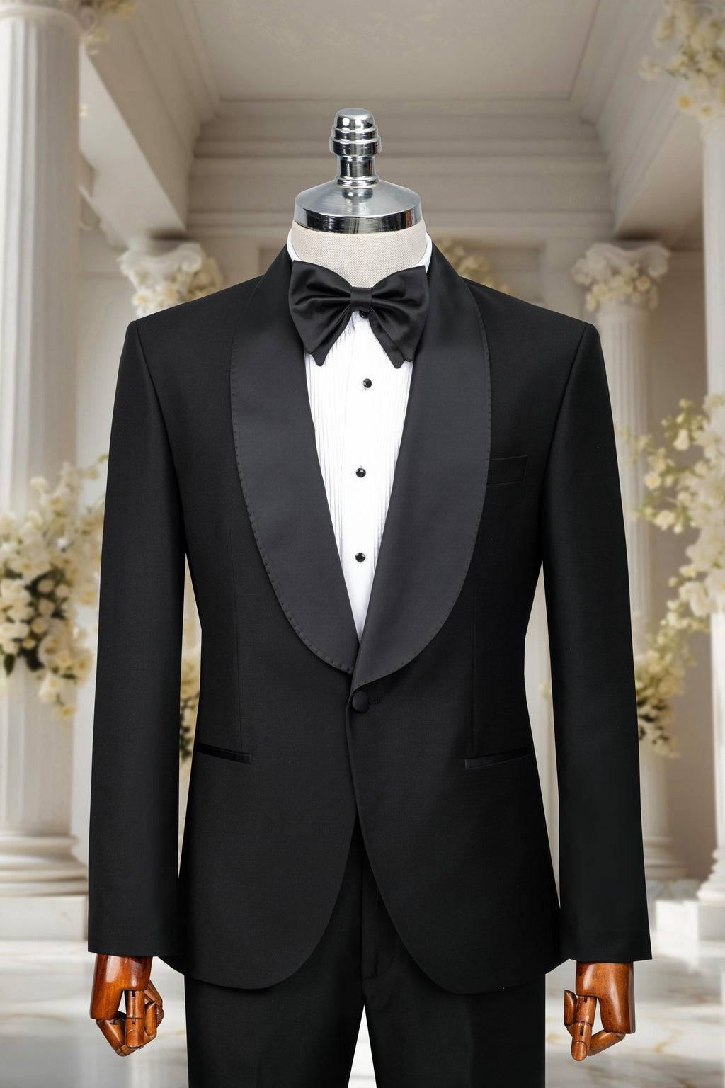 BLACK SHAWL LAPEL TUXEDO