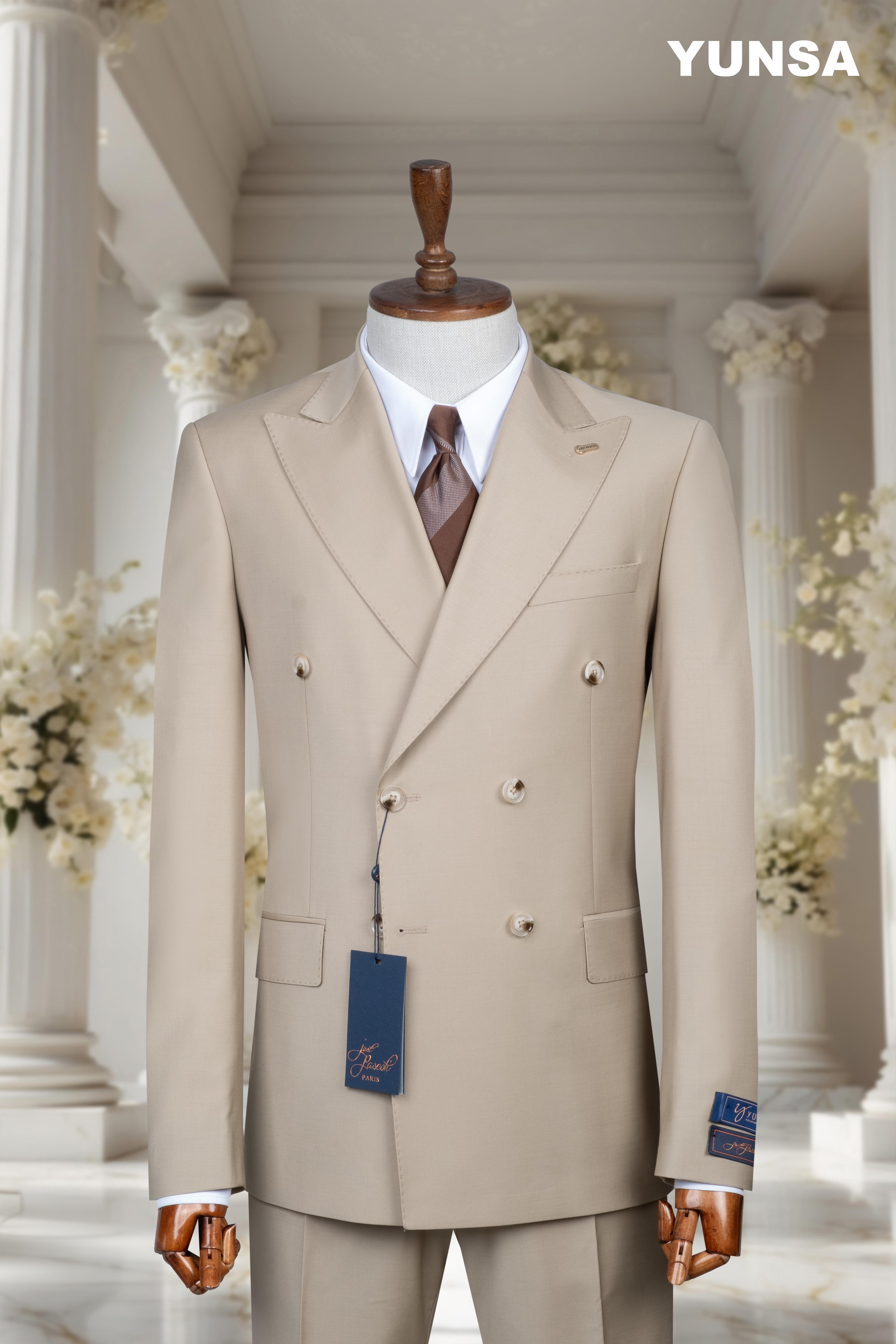 ITALIAN TAILORED FIT 100% WOOL SUIT