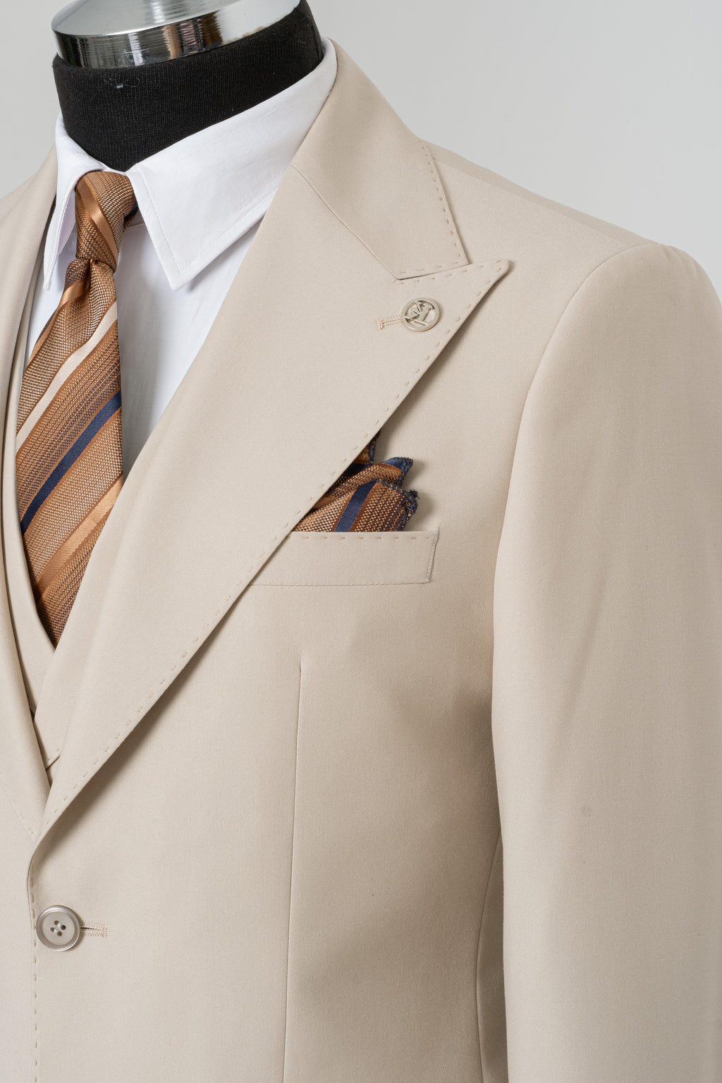 CLASSIC VEST SUIT BEIGE