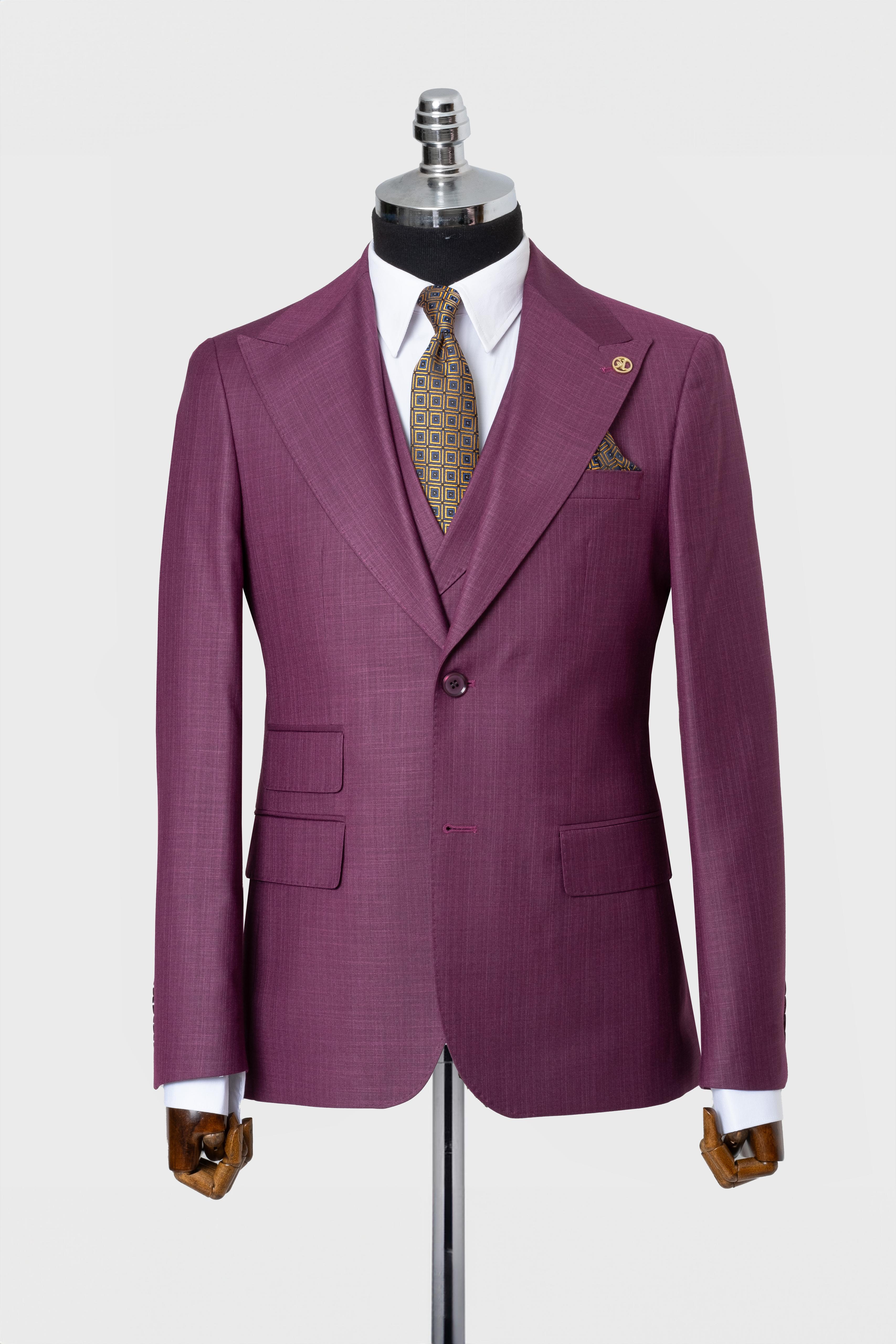 CLASSIC VEST SUIT FUCHSİA