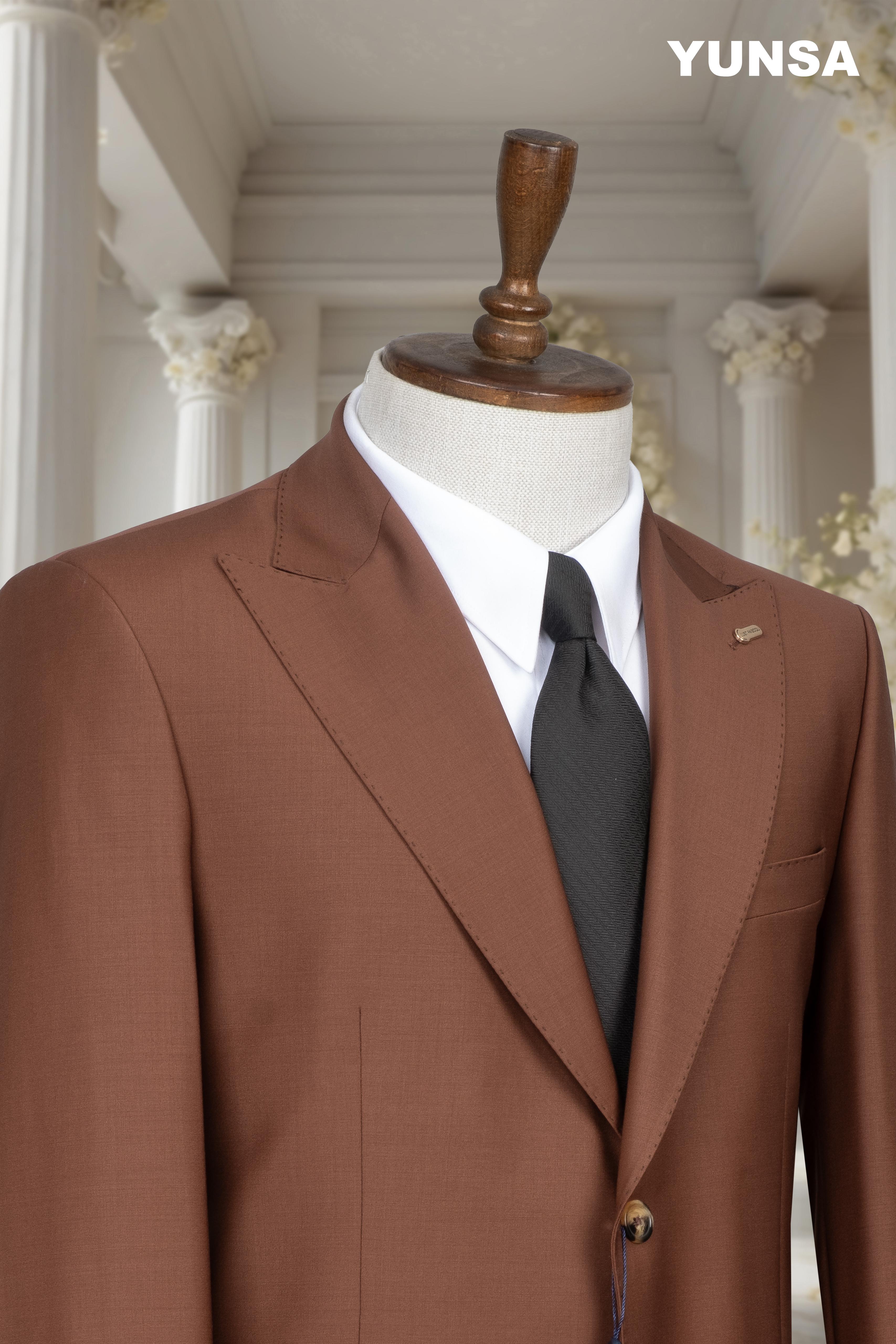 ITALIAN TAILORED FIT 100% WOOL SUIT