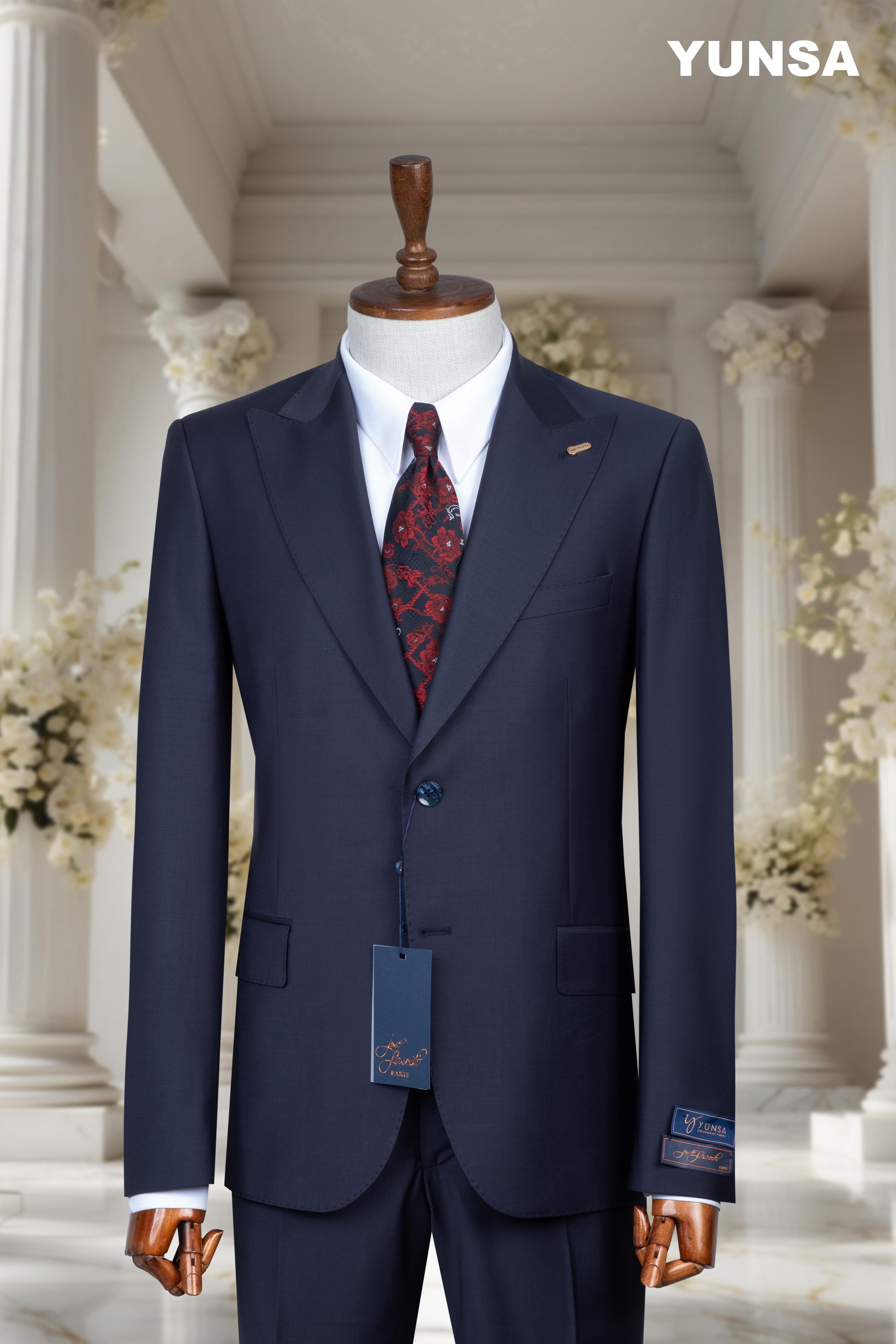 ITALIAN TAILORED FIT 100% WOOL SUIT