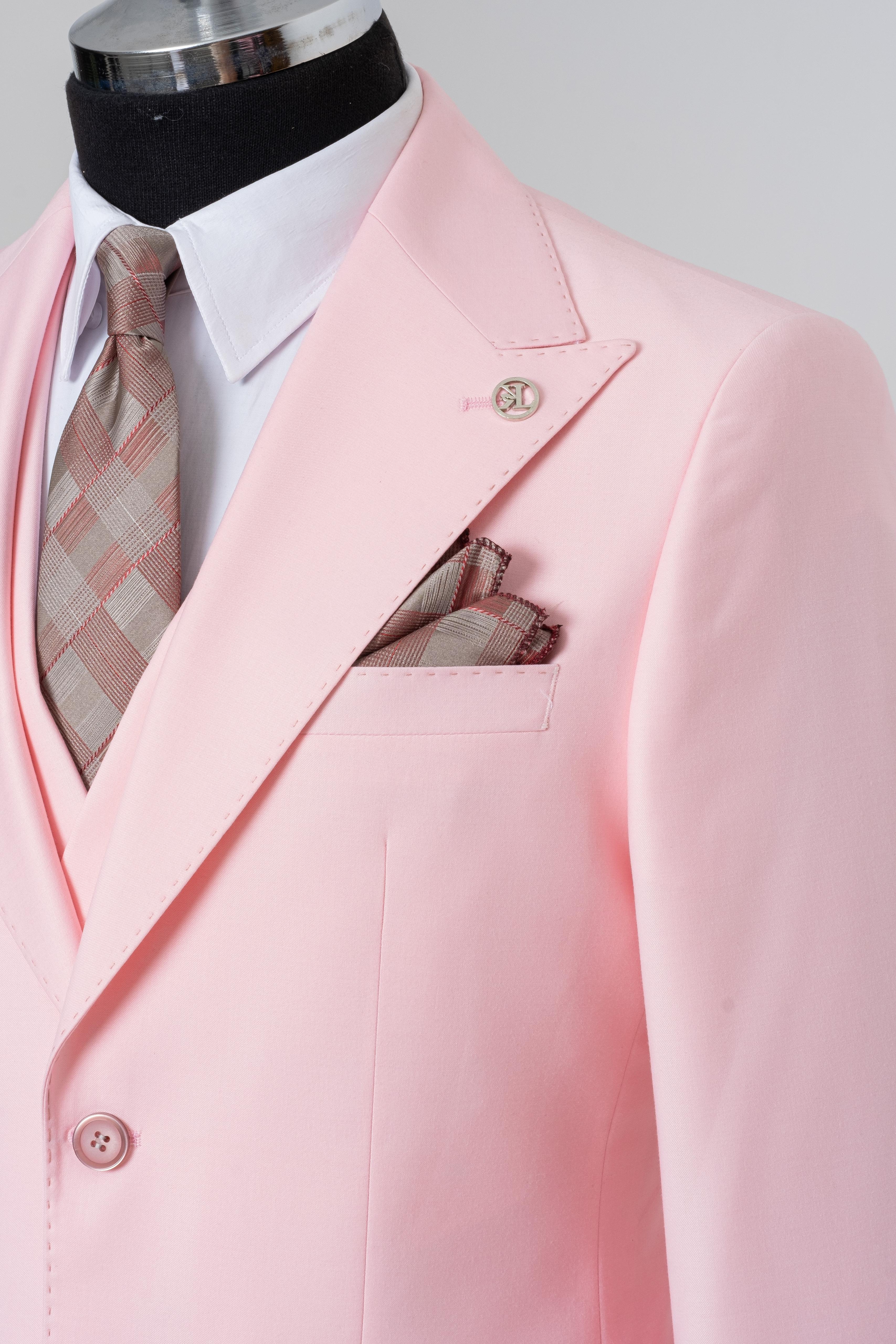 CLASSIC VEST SUIT PINK