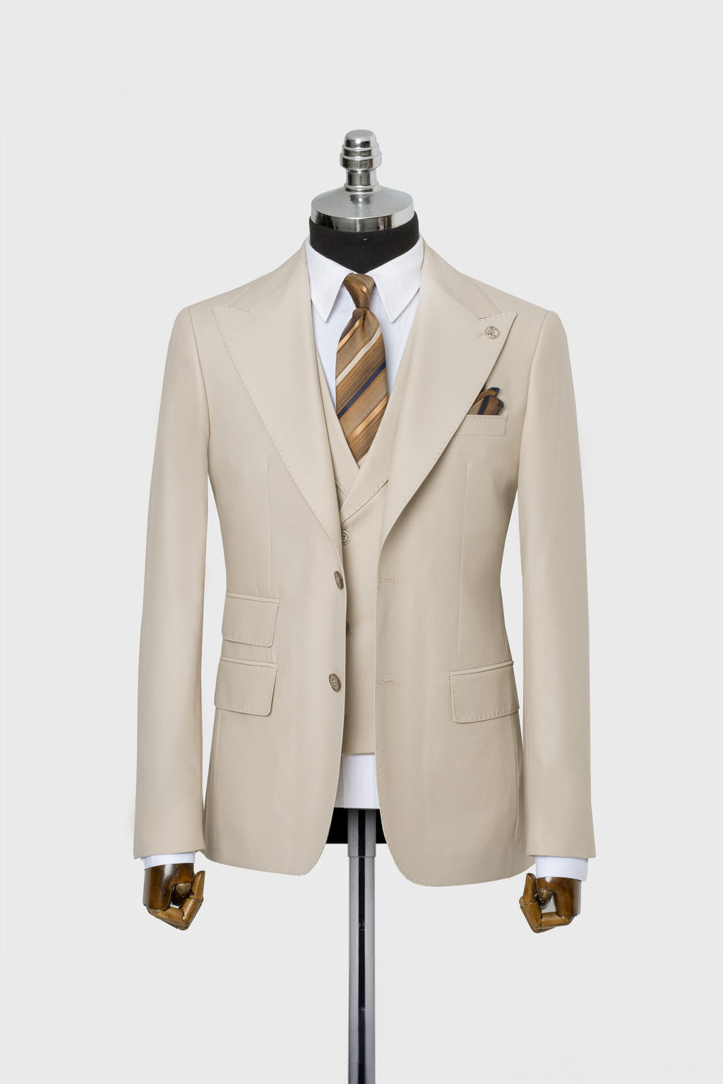 CLASSIC VEST SUIT BEIGE