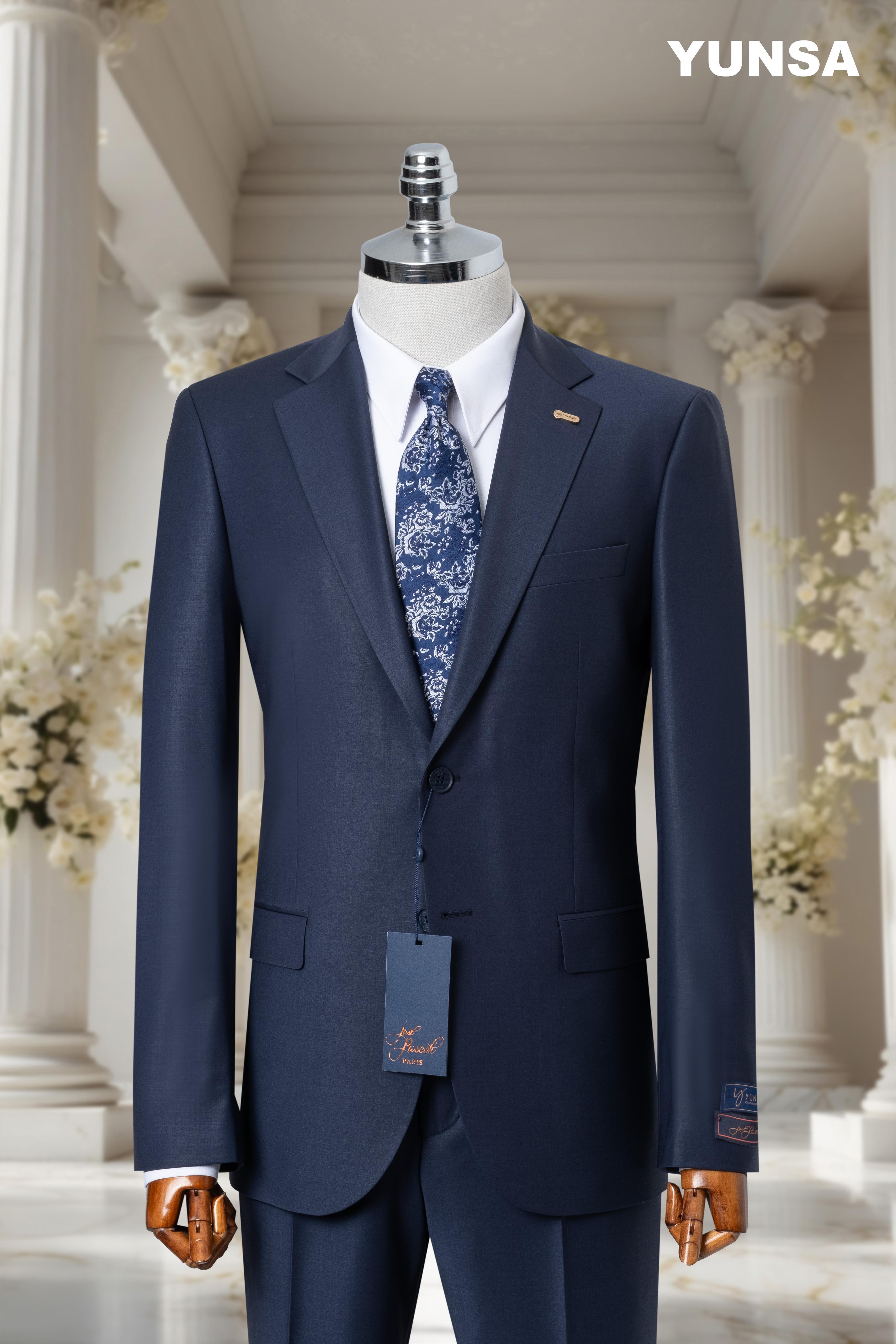 ITALIAN TAILORED FIT 100% WOOL SUIT