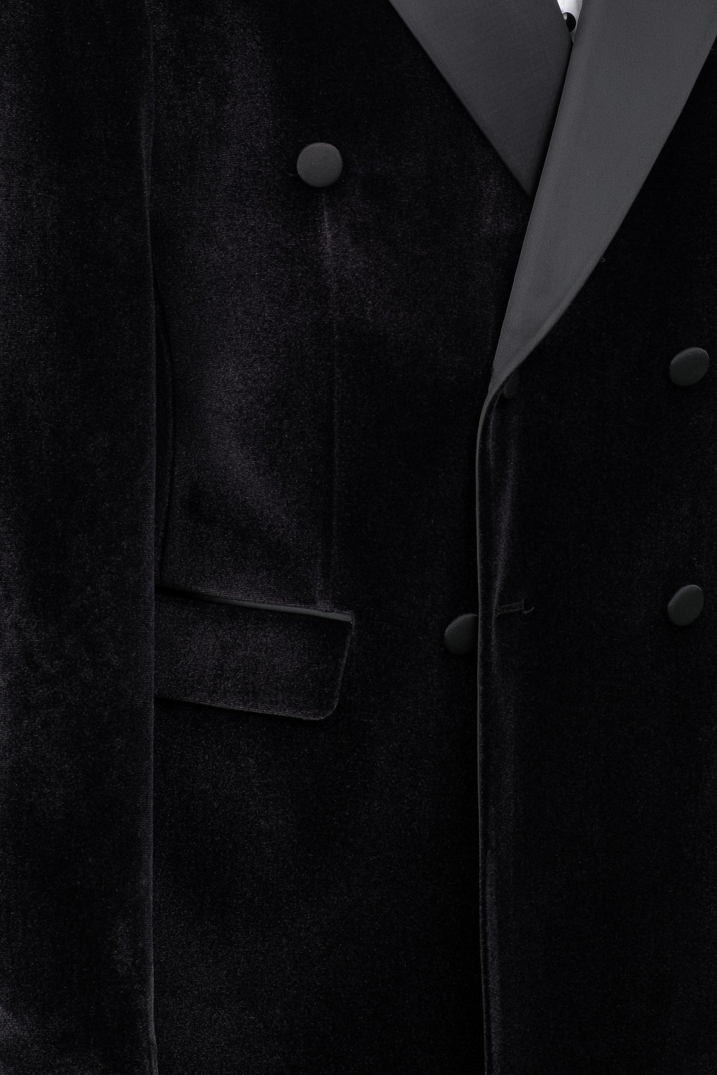 BLACK VELVET DOUBLE BREASTED TUXEDO