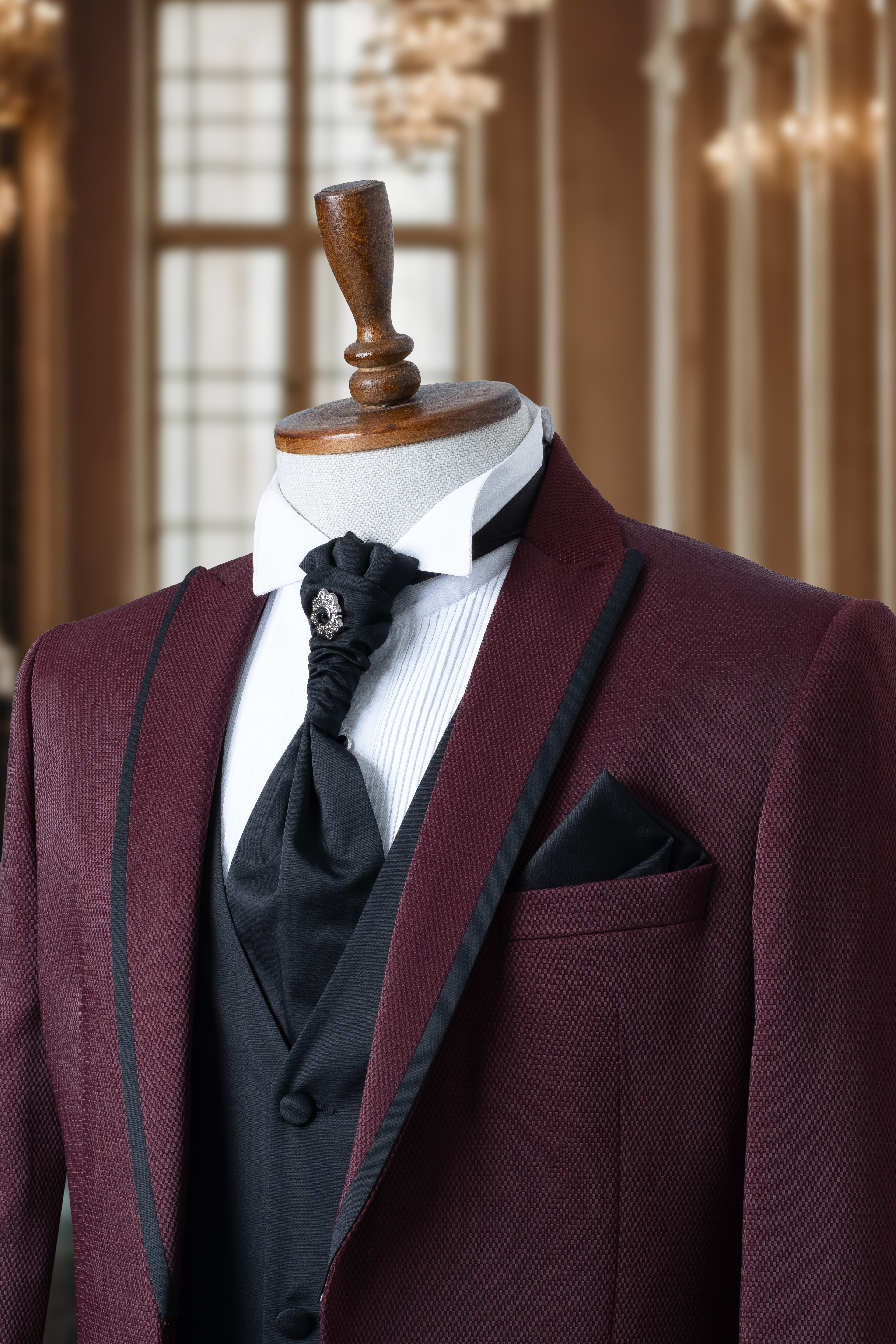 BURGUNDY TUXEDO