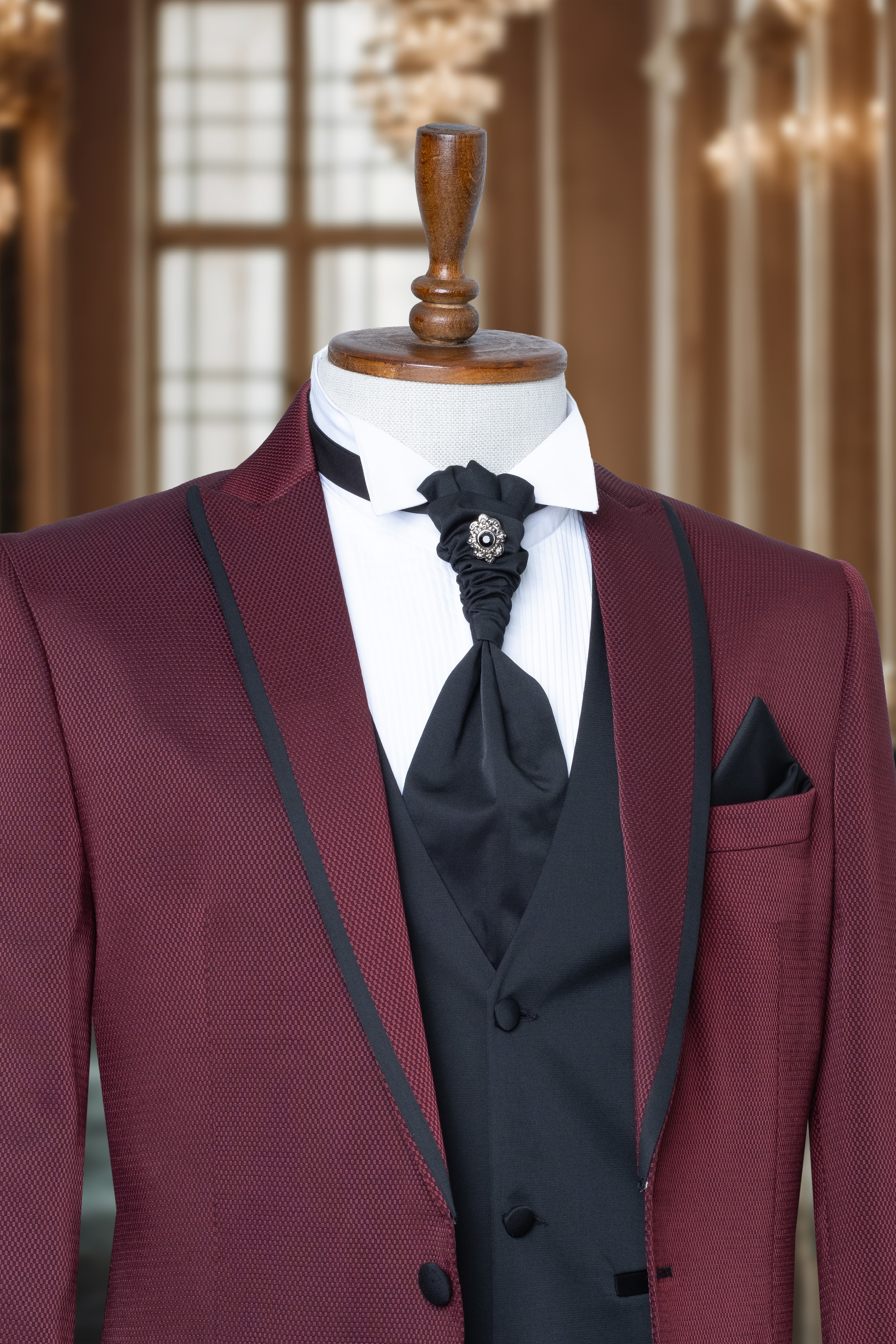 BURGUNDY TUXEDO