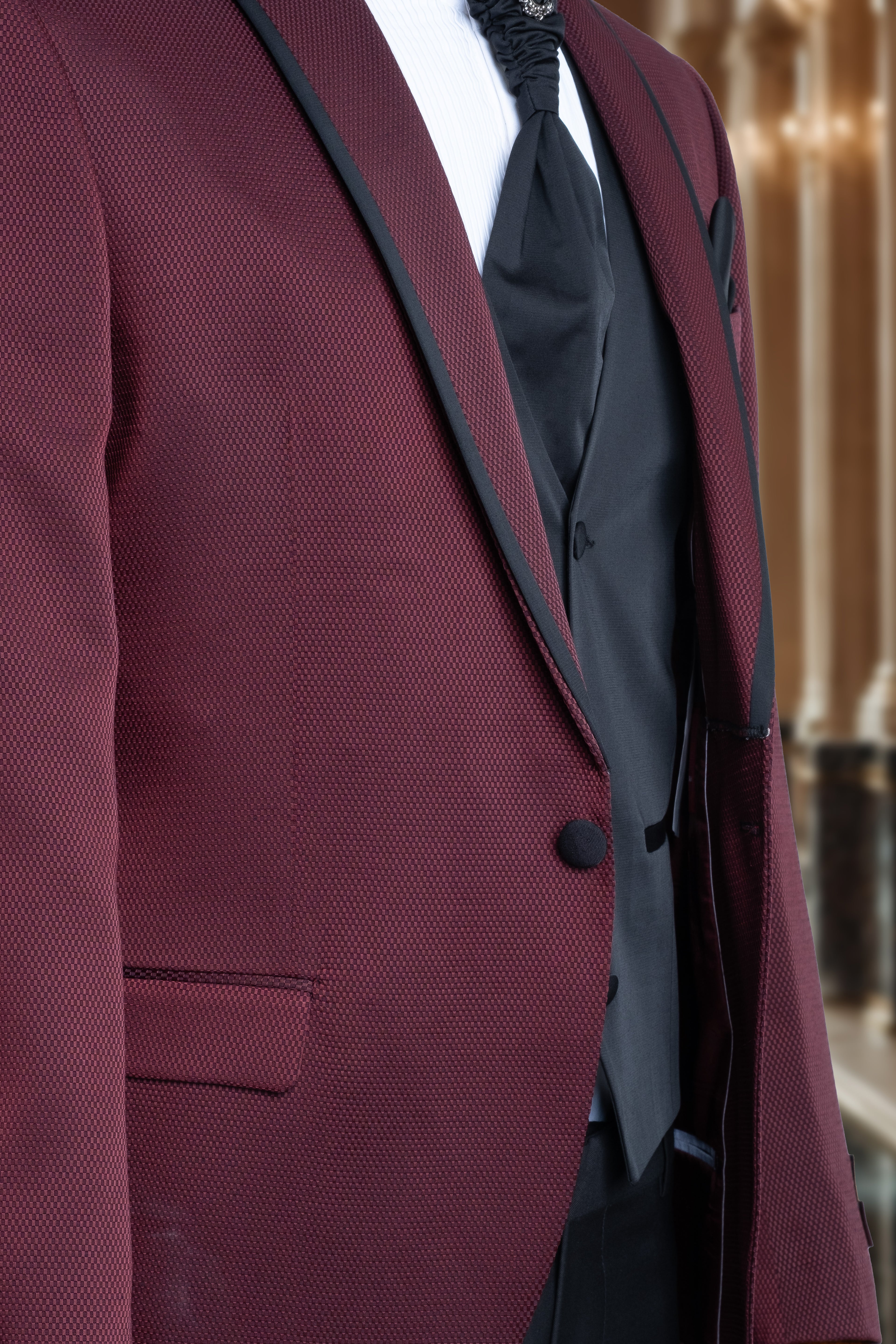 BURGUNDY TUXEDO