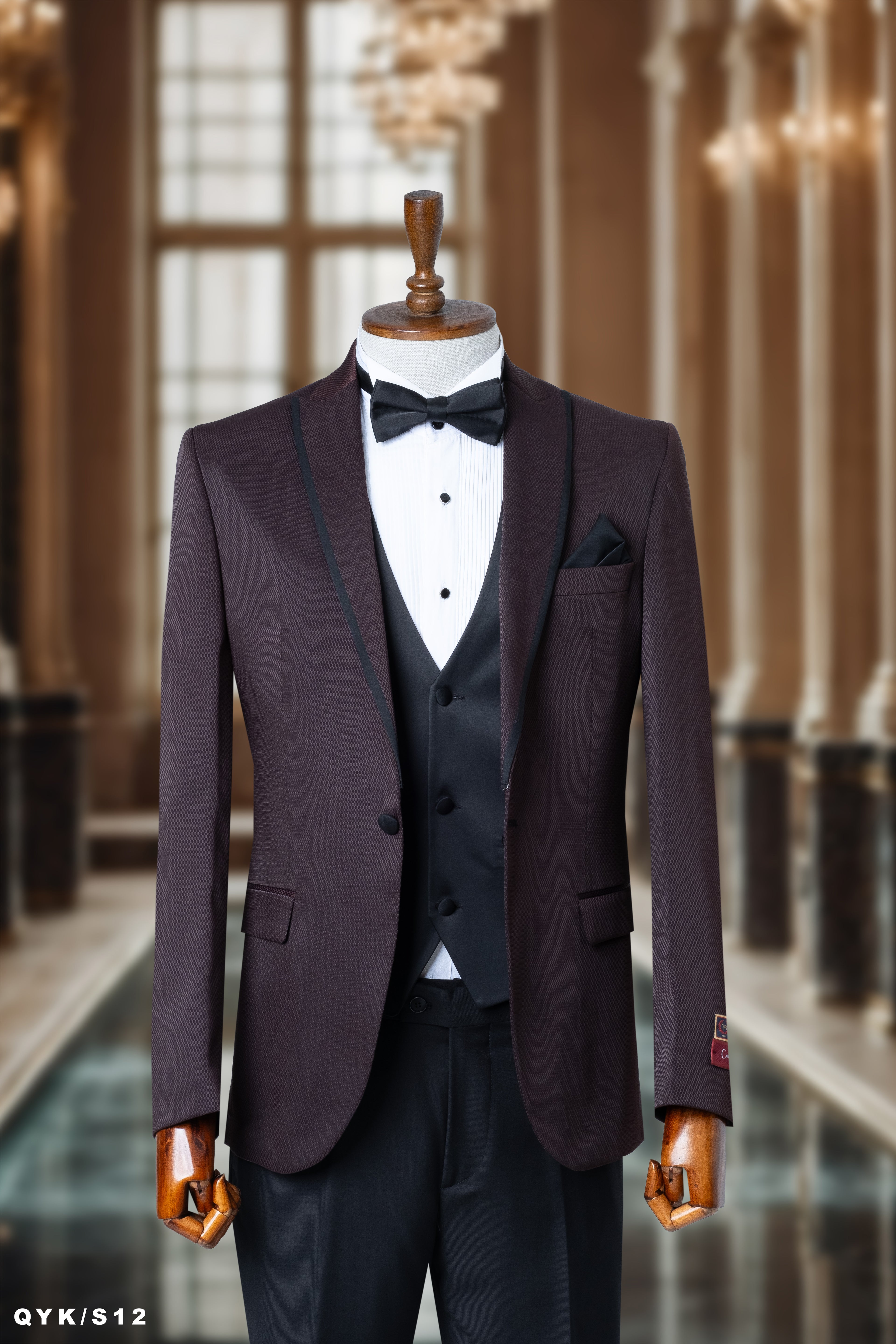 BURGUNDY TUXEDO