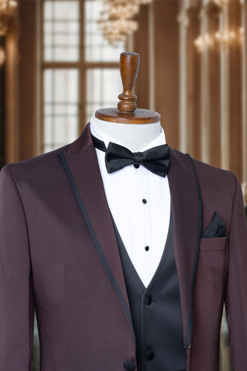 BURGUNDY TUXEDO