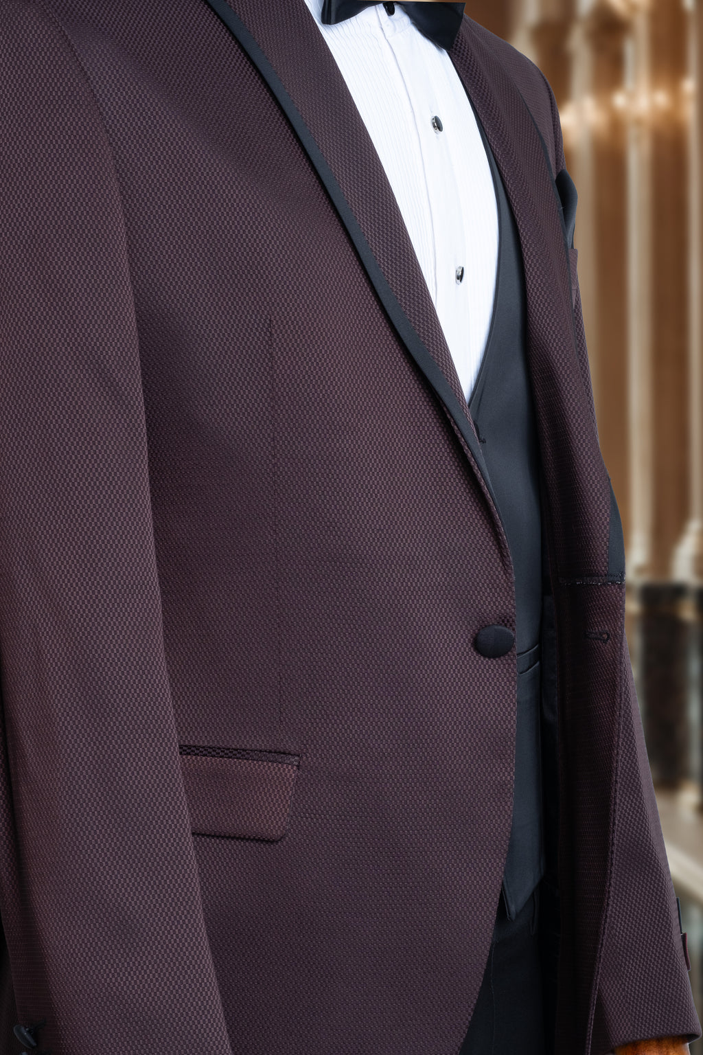 BURGUNDY TUXEDO