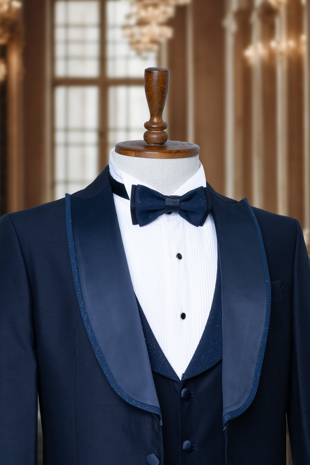 NAVY BLUE TUXEDO