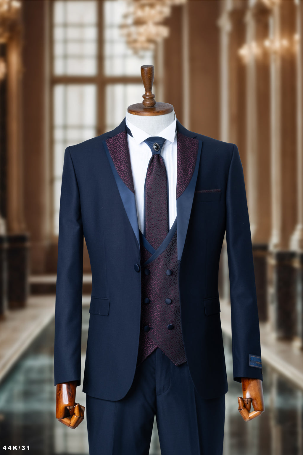 NAVY BLUE TUXEDO