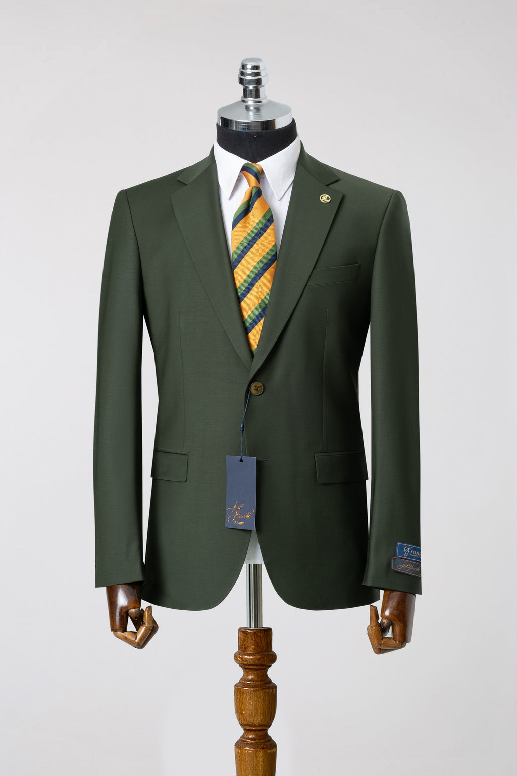 GREEN WOOL SUIT