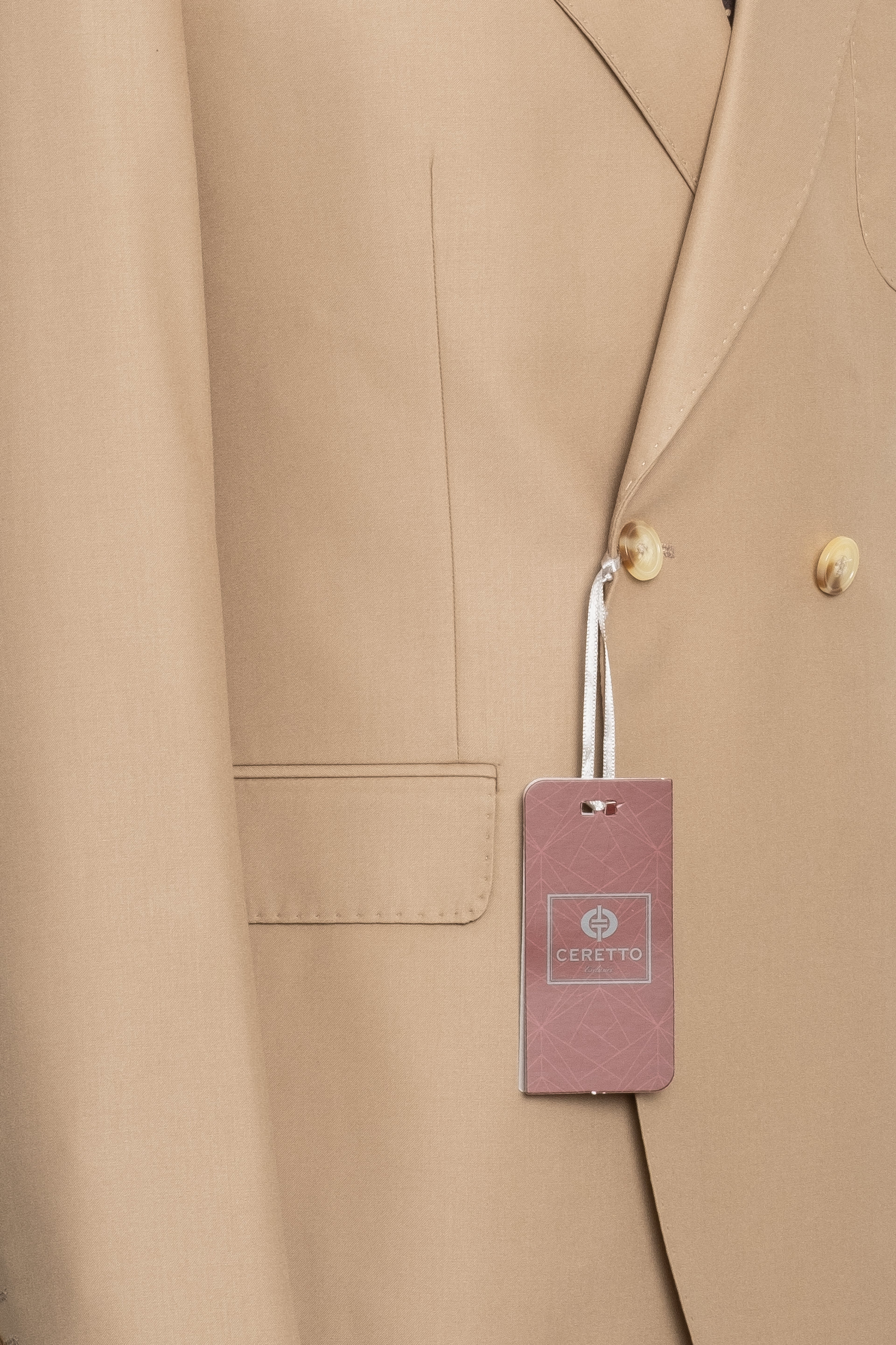 BEIGE DOUBLE BREASTED SUITS