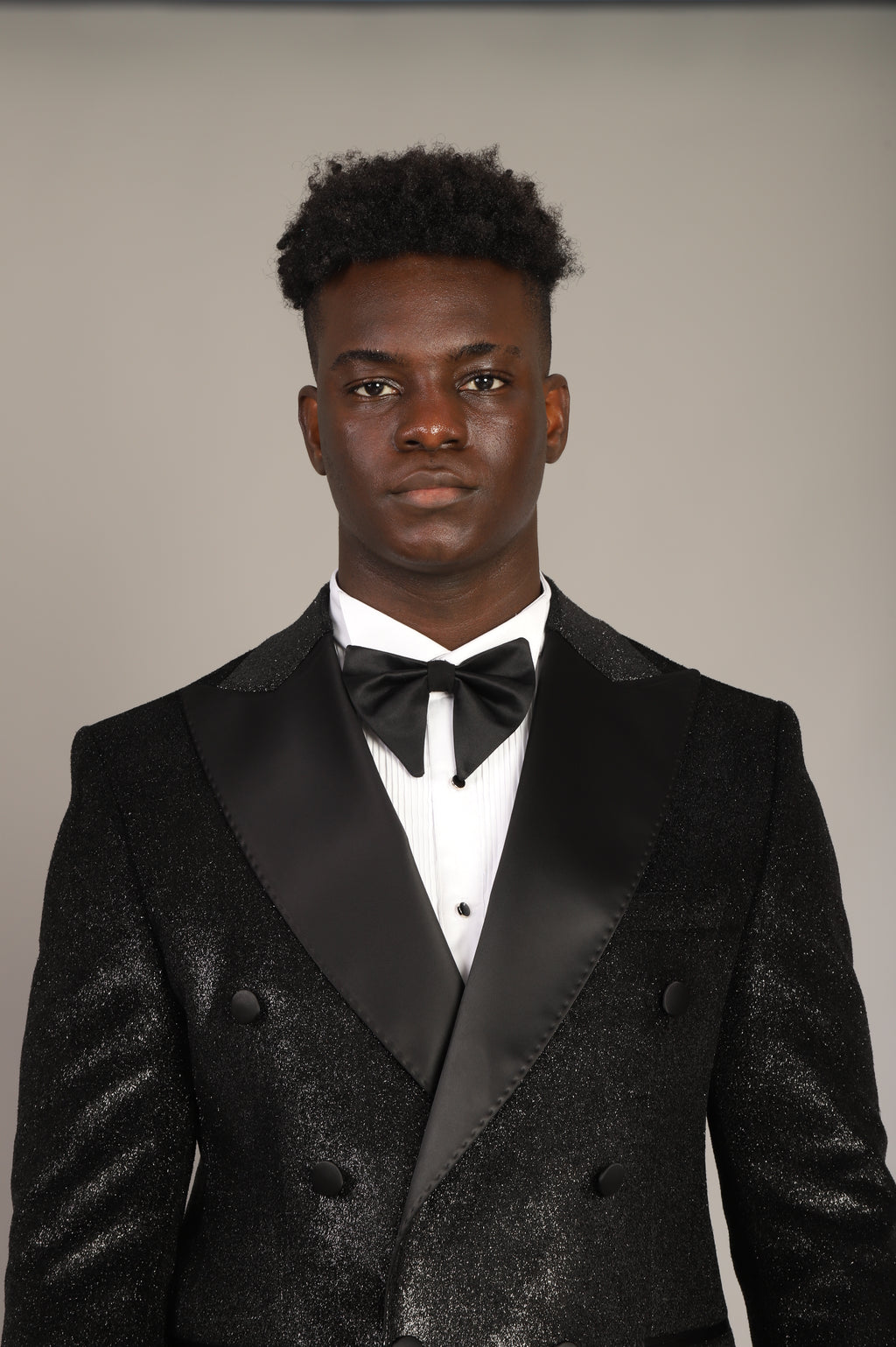 BLACK DOUBLE BREASTED TUXEDO