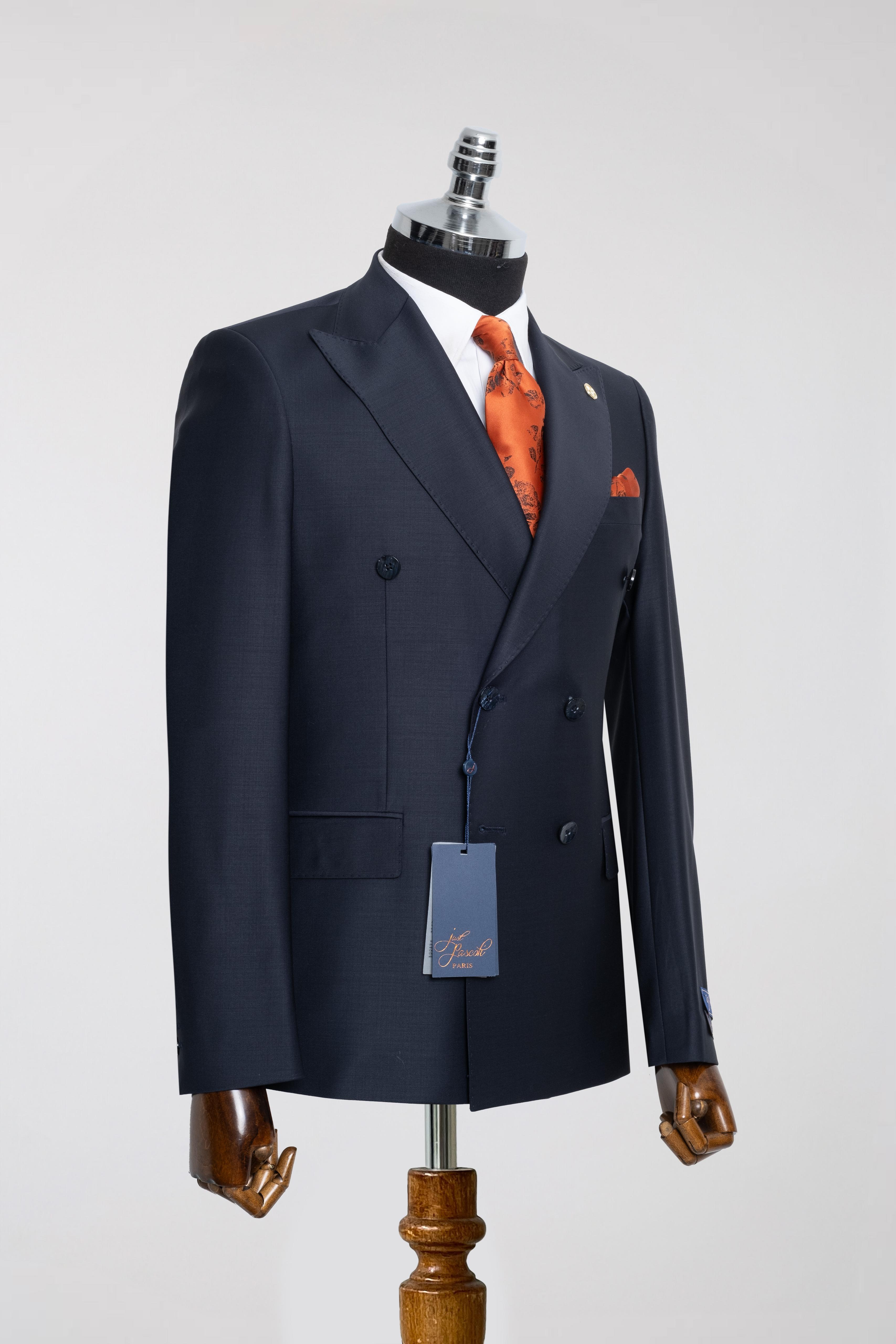 NAVY BLUE DOUBLE BREASTED SUIT
