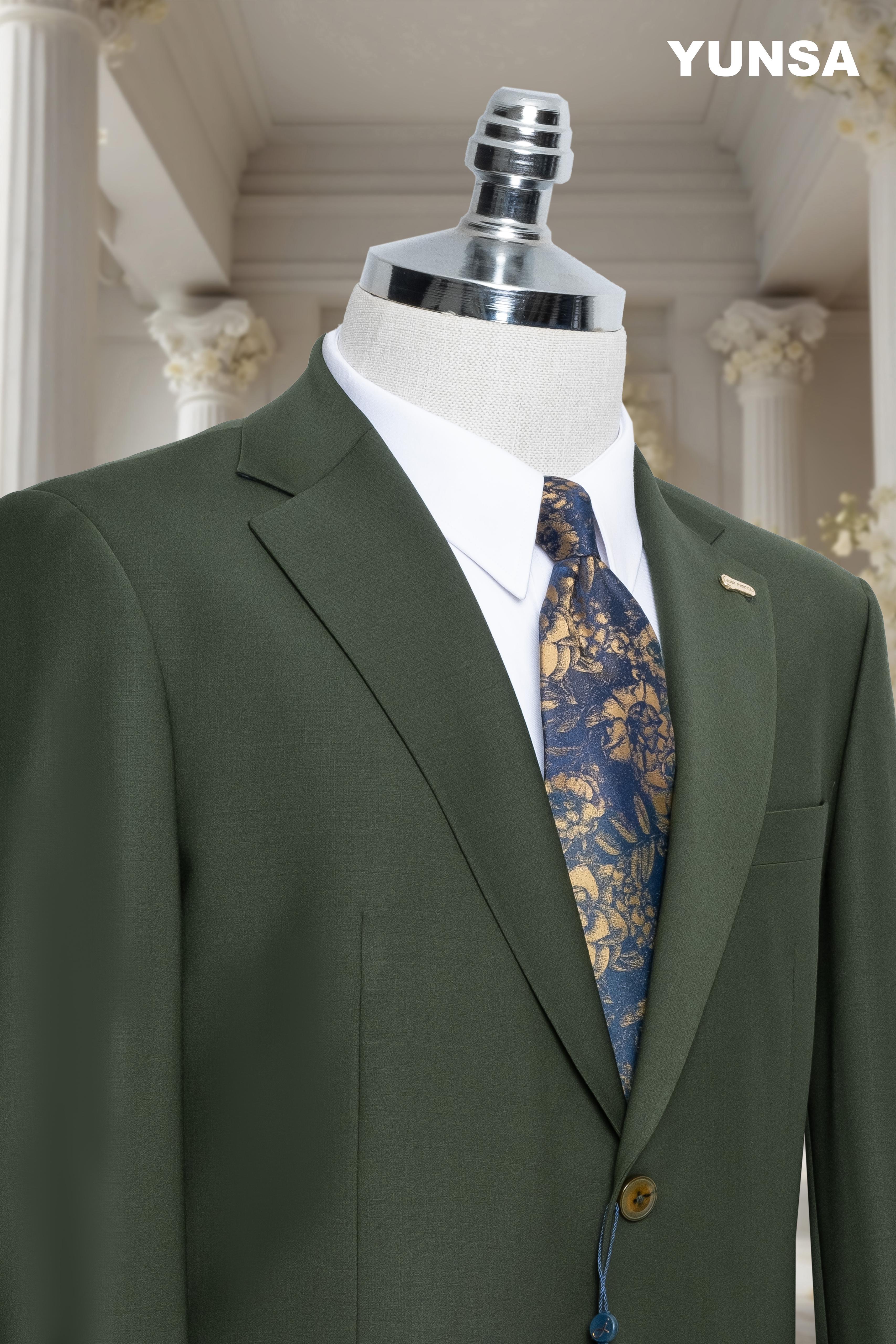 ITALIAN TAILORED FIT 100% WOOL SUIT