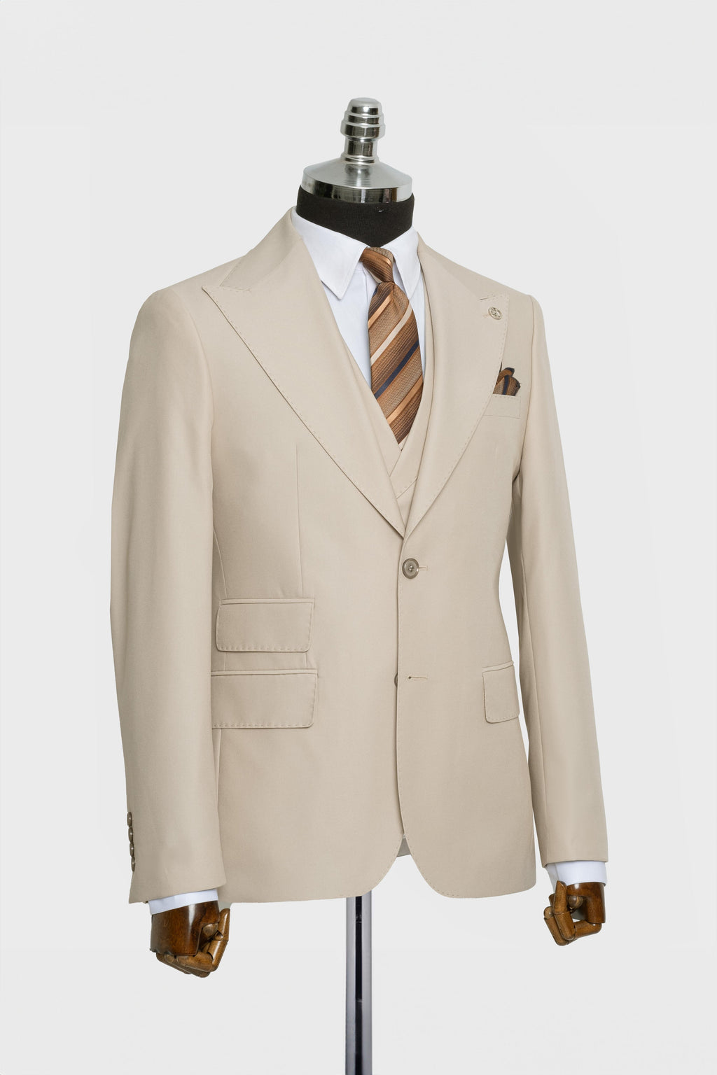 CLASSIC VEST SUIT BEIGE