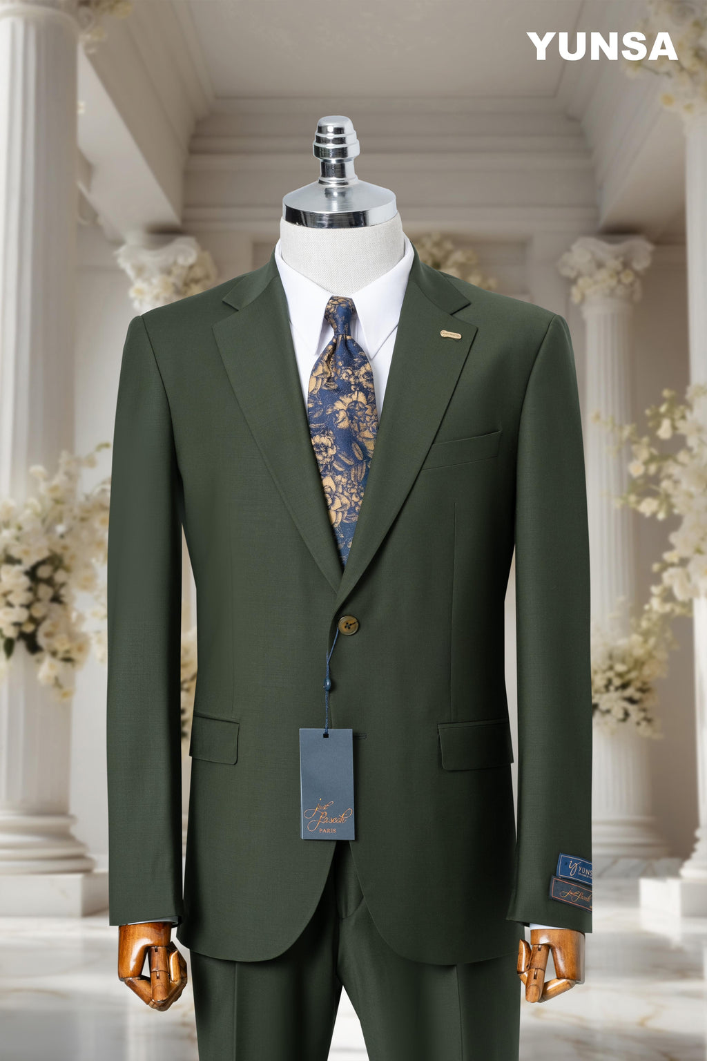 ITALIAN TAILORED FIT 100% WOOL SUIT