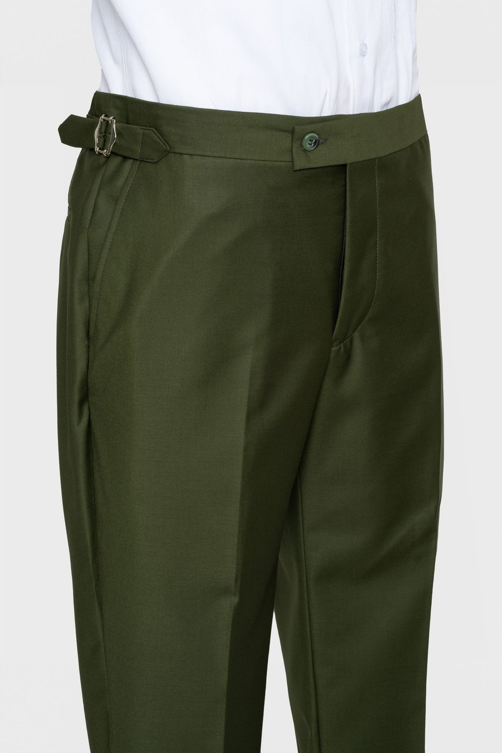 DOUBLE BREASTED SUIT GREEN