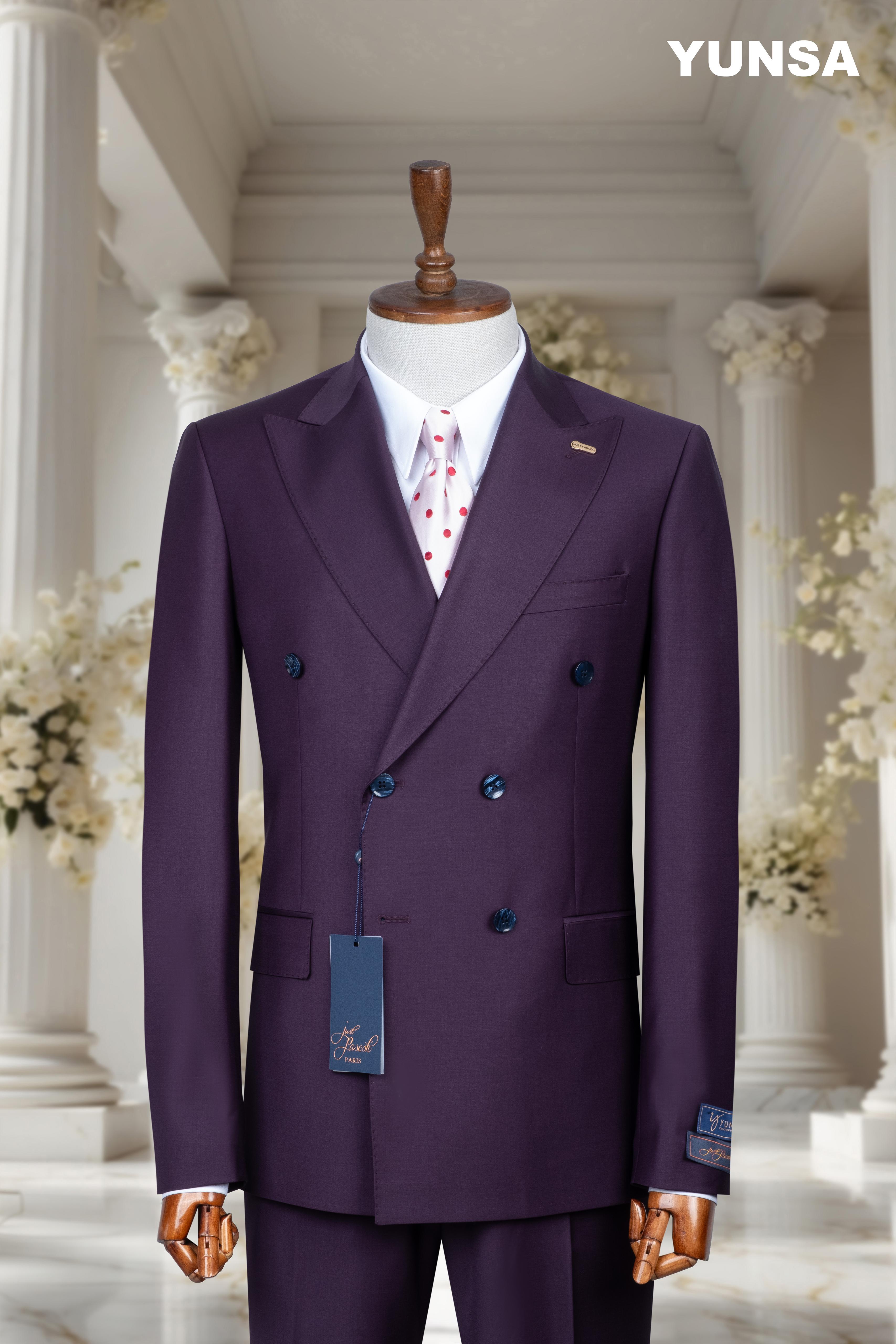 ITALIAN TAILORED FIT 100% WOOL SUIT