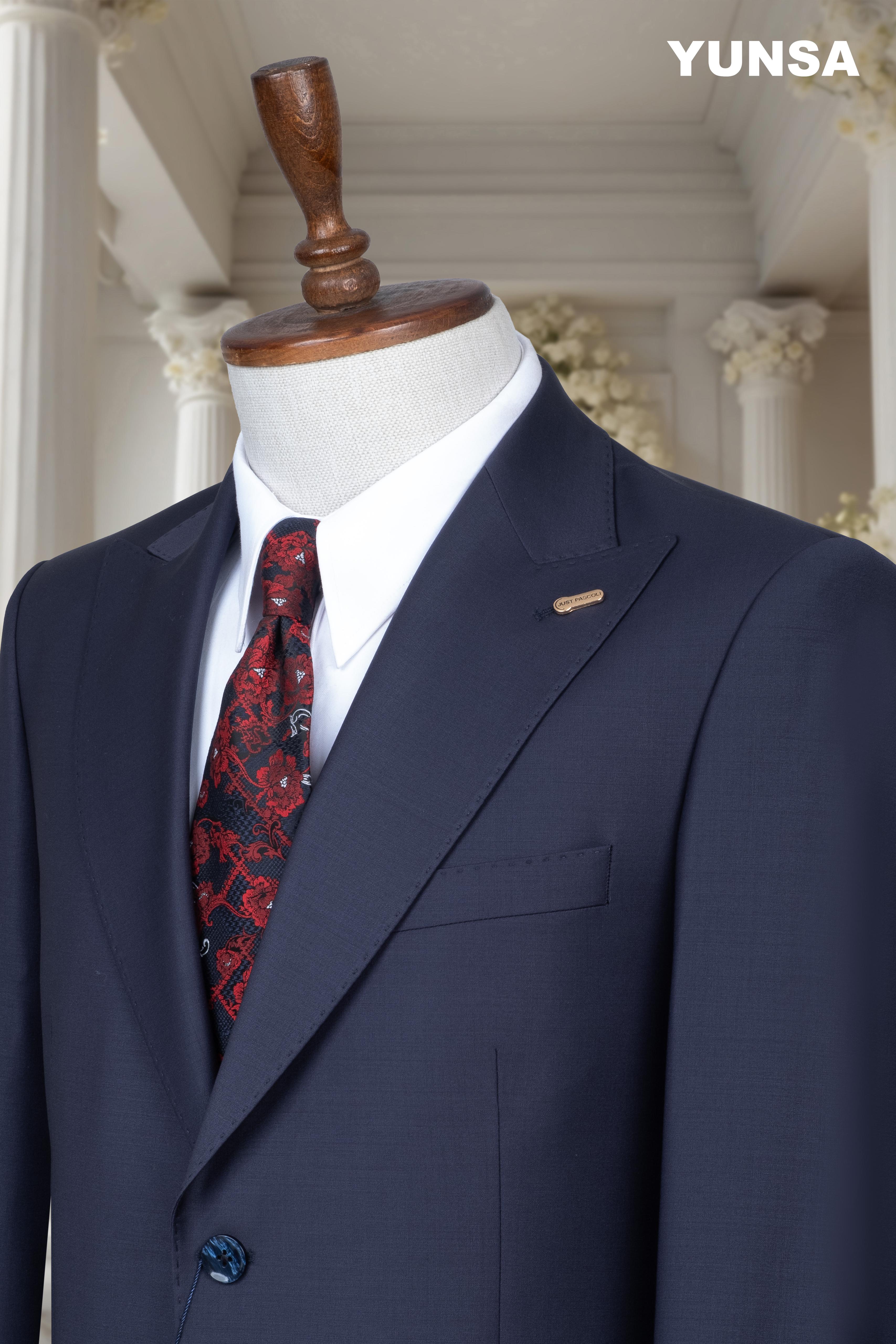 ITALIAN TAILORED FIT 100% WOOL SUIT