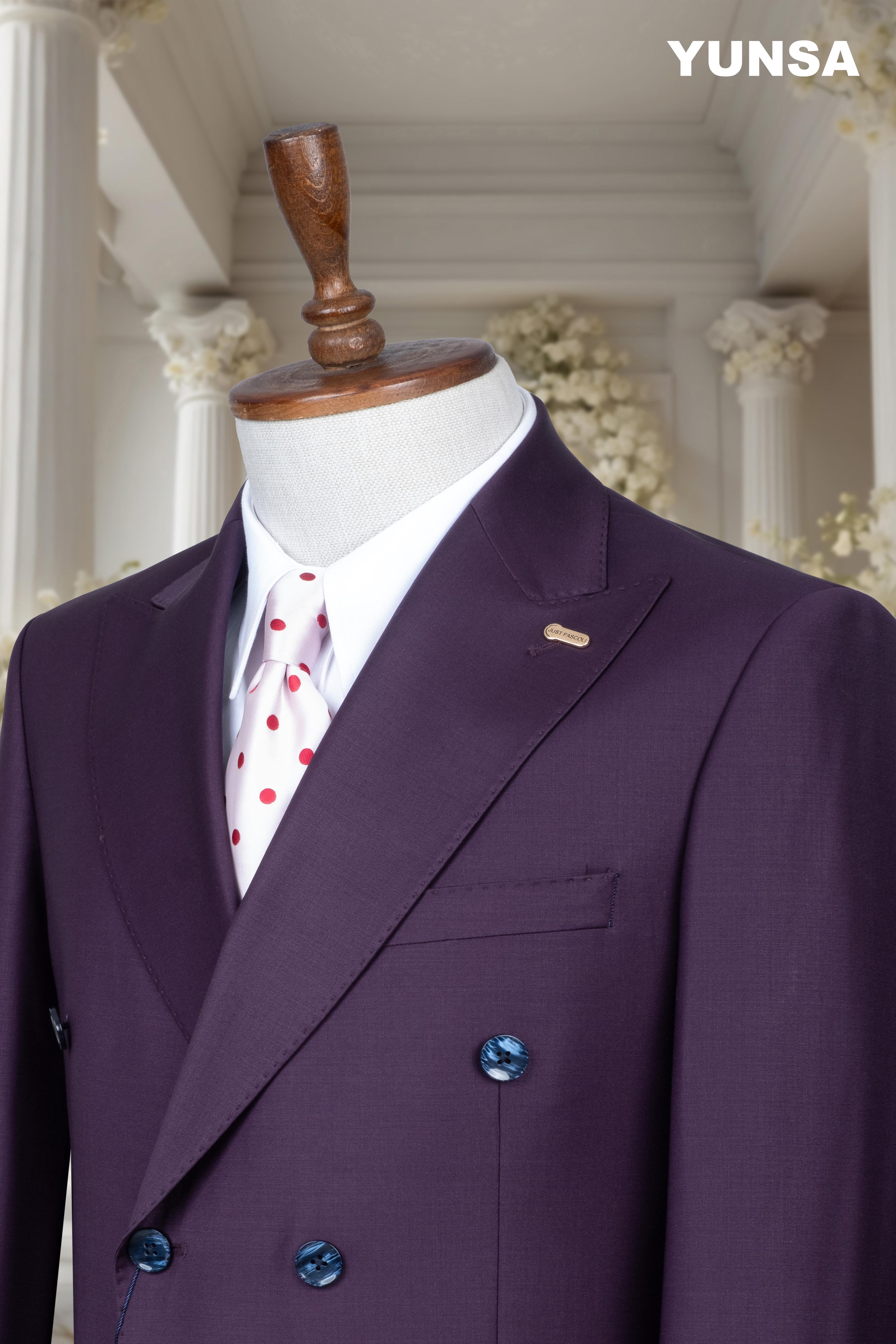 ITALIAN TAILORED FIT 100% WOOL SUIT