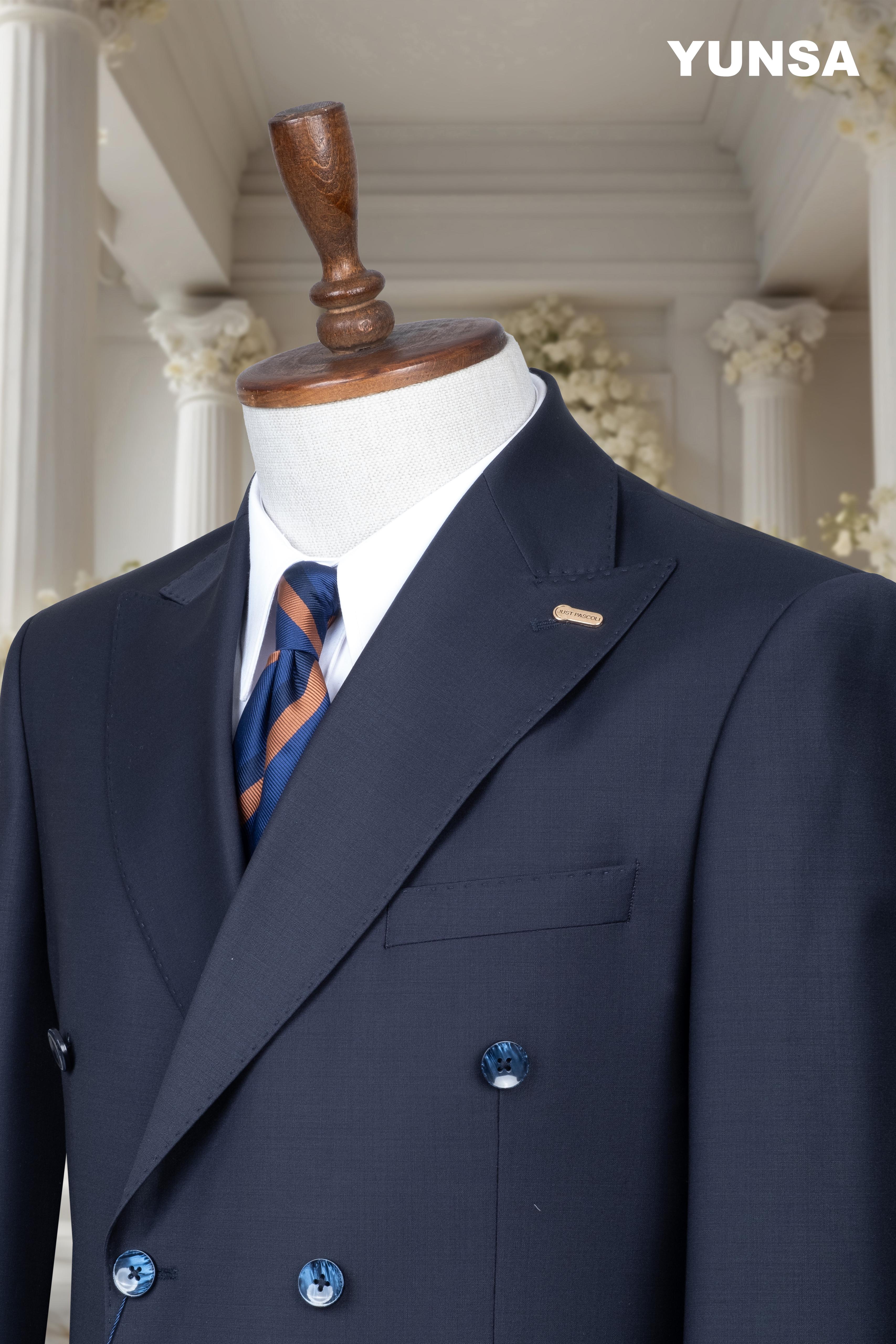 ITALIAN TAILORED FIT 100% WOOL SUIT