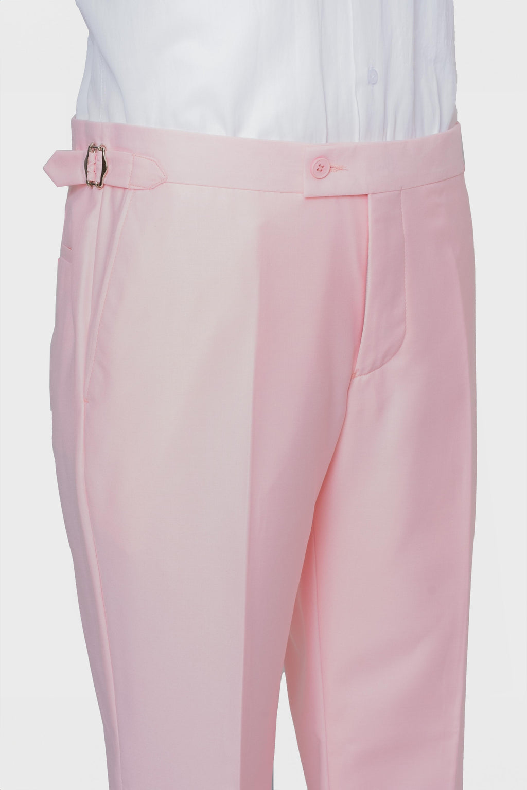 CLASSIC VEST SUIT PINK - GOLD BUTTON