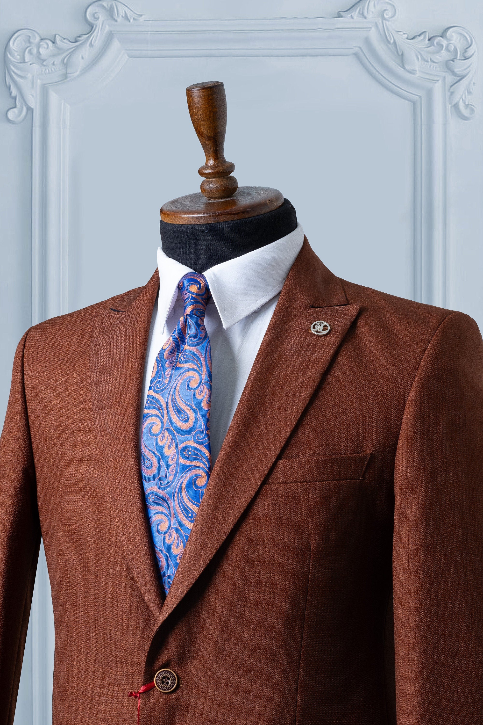 Brown Men Blazer, Slim Fit Wool Blazer, One Button Blazer, Blazer For Men, Wedding Men Blazer, Party Wear Blazer, Dinner Wear Blazer