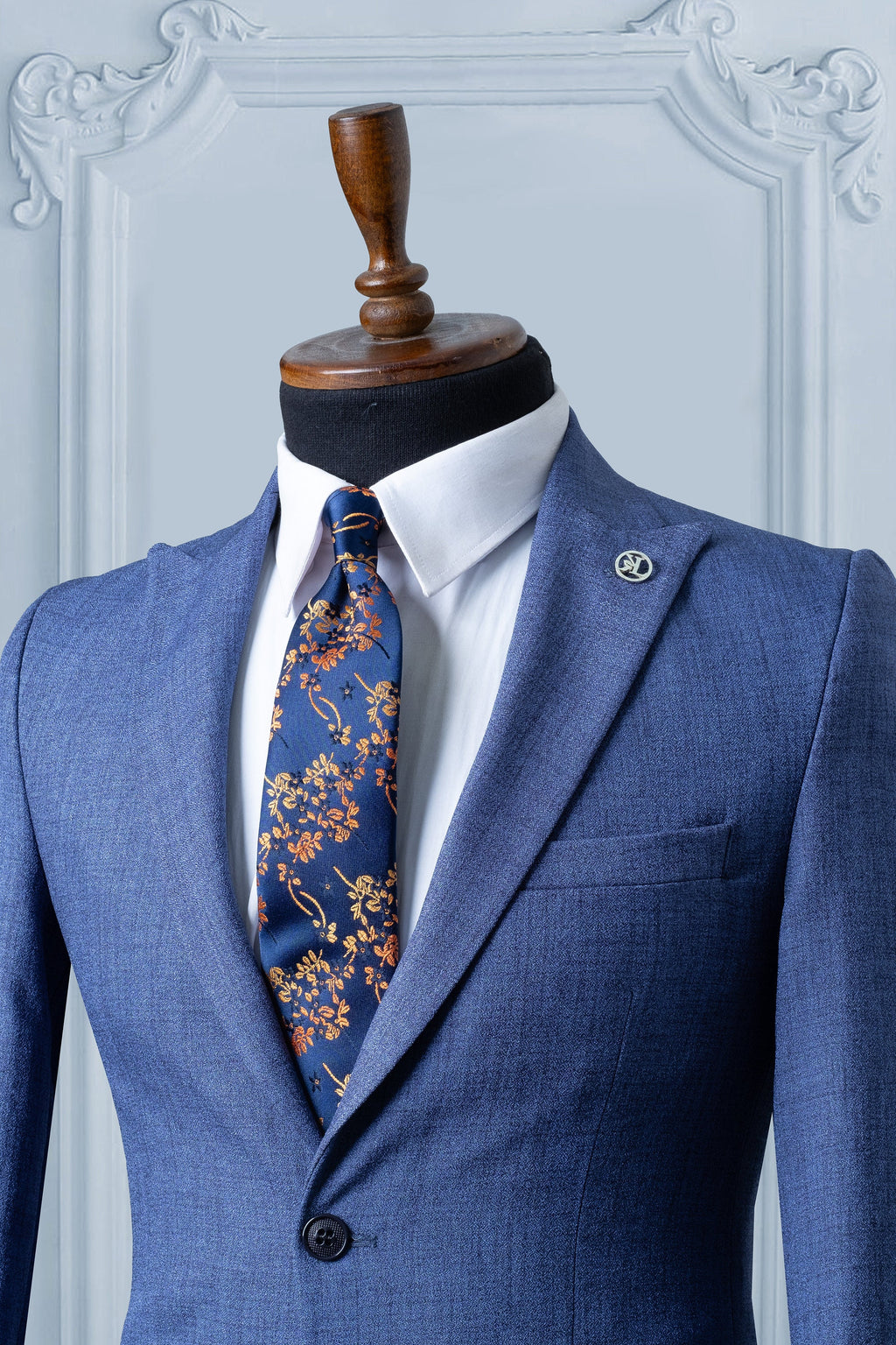 Blue Men Blazer, Slim Fit Wool Blazer, One Button Blazer, Blazer For Men, Wedding Men Blazer, Party Wear Blazer, Dinner Wear Blazer