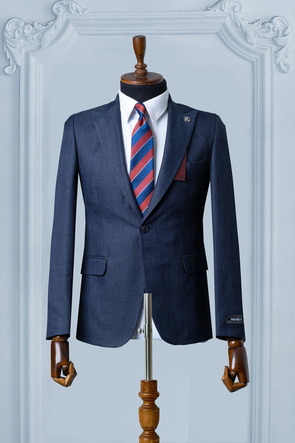 Navy Blue Men Blazer, Slim Fit Wool Blazer, One Button Blazer, Blazer For Men, Wedding Men Blazer, Party Wear Blazer, Dinner Wear Blazer