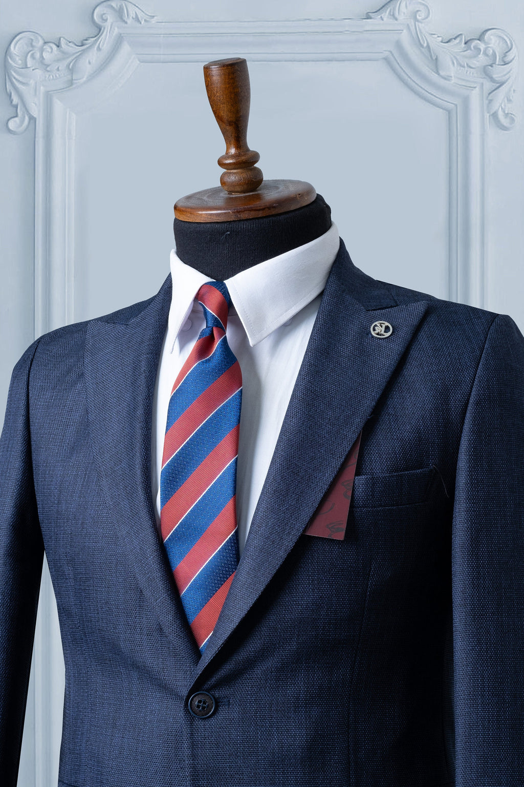 Navy Blue Men Blazer, Slim Fit Wool Blazer, One Button Blazer, Blazer For Men, Wedding Men Blazer, Party Wear Blazer, Dinner Wear Blazer