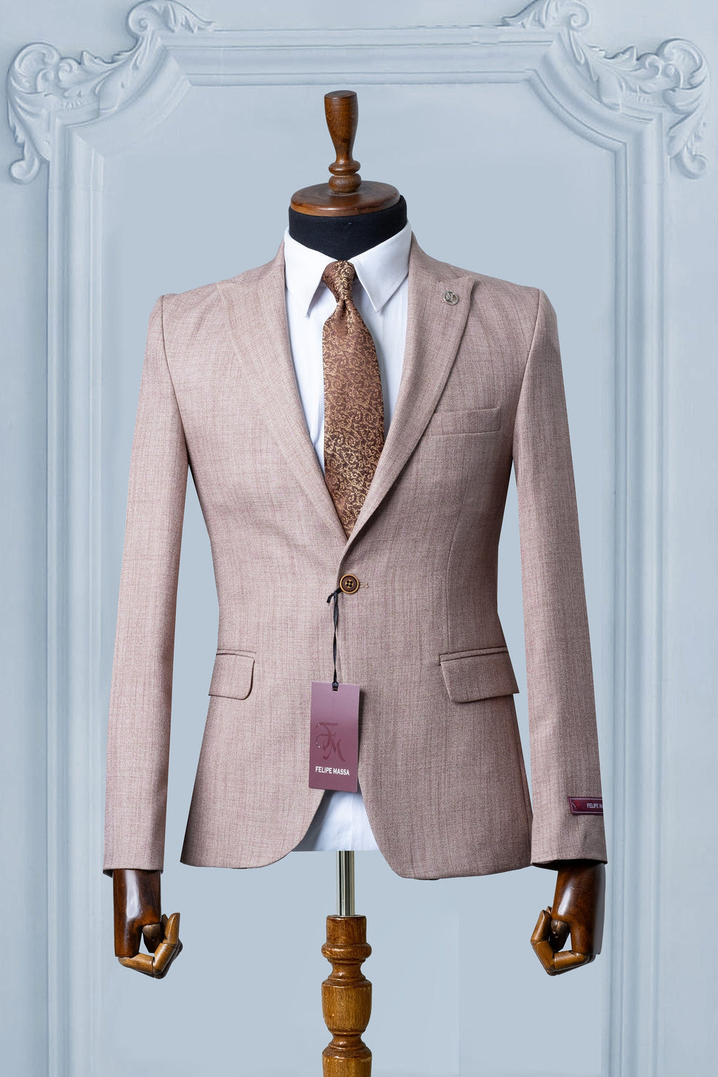 Beige Men Blazer, Slim Fit Wool Blazer, One Button Blazer, Blazer For Men, Wedding Men Blazer, Party Wear Blazer, Dinner Wear Blazer