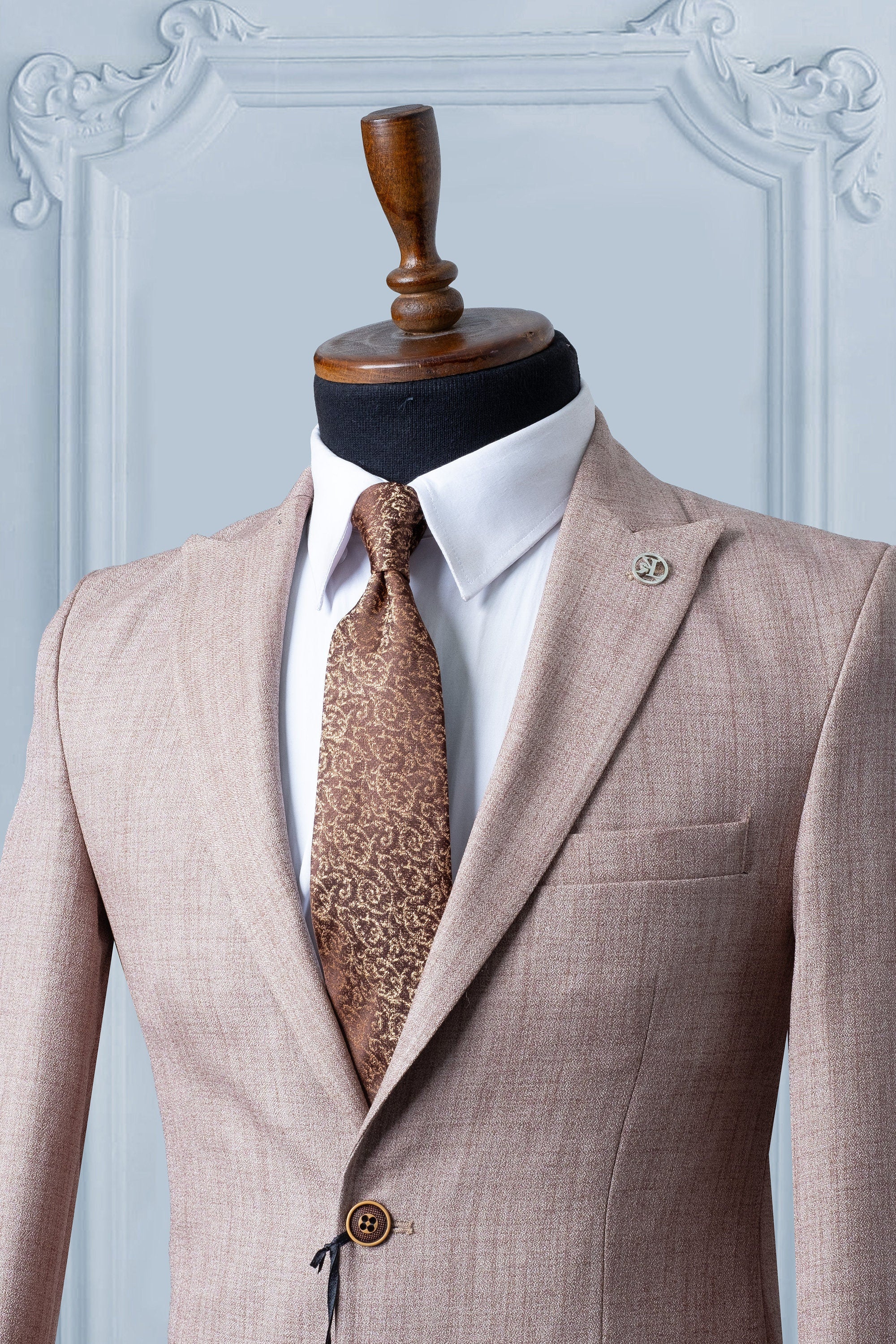 Beige Men Blazer, Slim Fit Wool Blazer, One Button Blazer, Blazer For Men, Wedding Men Blazer, Party Wear Blazer, Dinner Wear Blazer