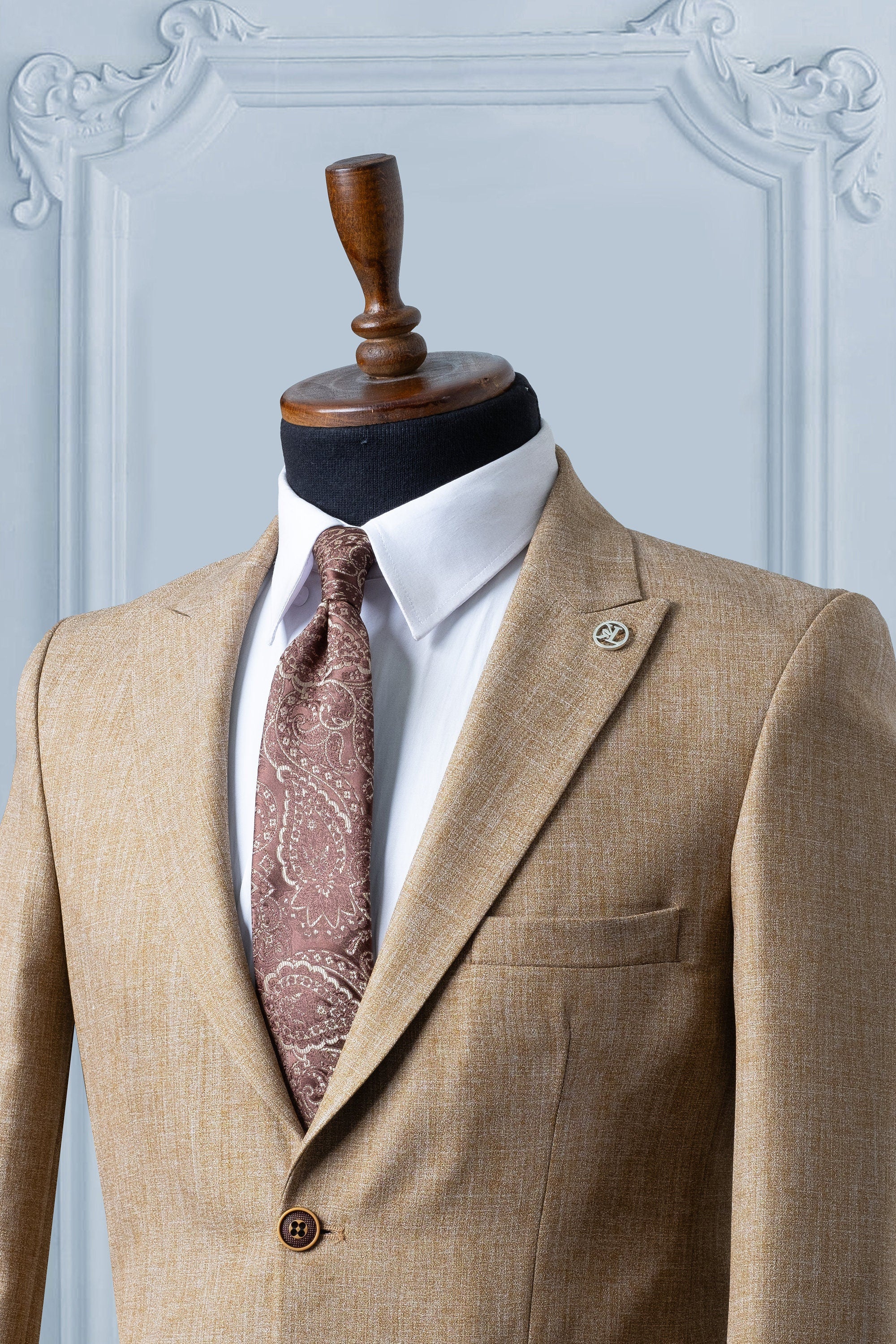 Beige Men Blazer, Slim Fit Wool Blazer, One Button Blazer, Blazer For Men, Wedding Men Blazer, Party Wear Blazer, Dinner Wear Blazer