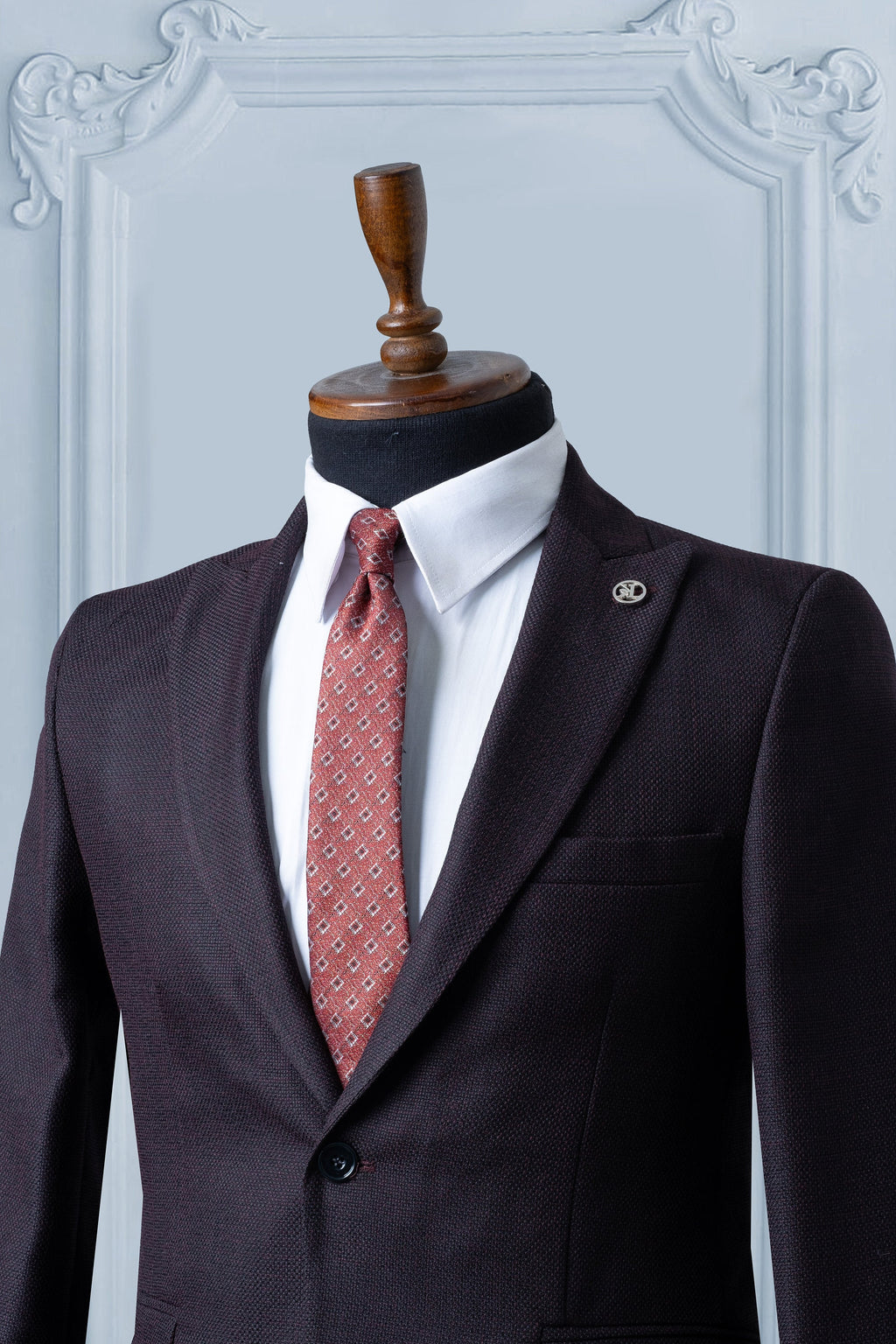 Purple Men Blazer, Slim Fit Wool Blazer, One Button Blazer, Blazer For Men, Wedding Men Blazer, Party Wear Blazer, Dinner Wear Blazer