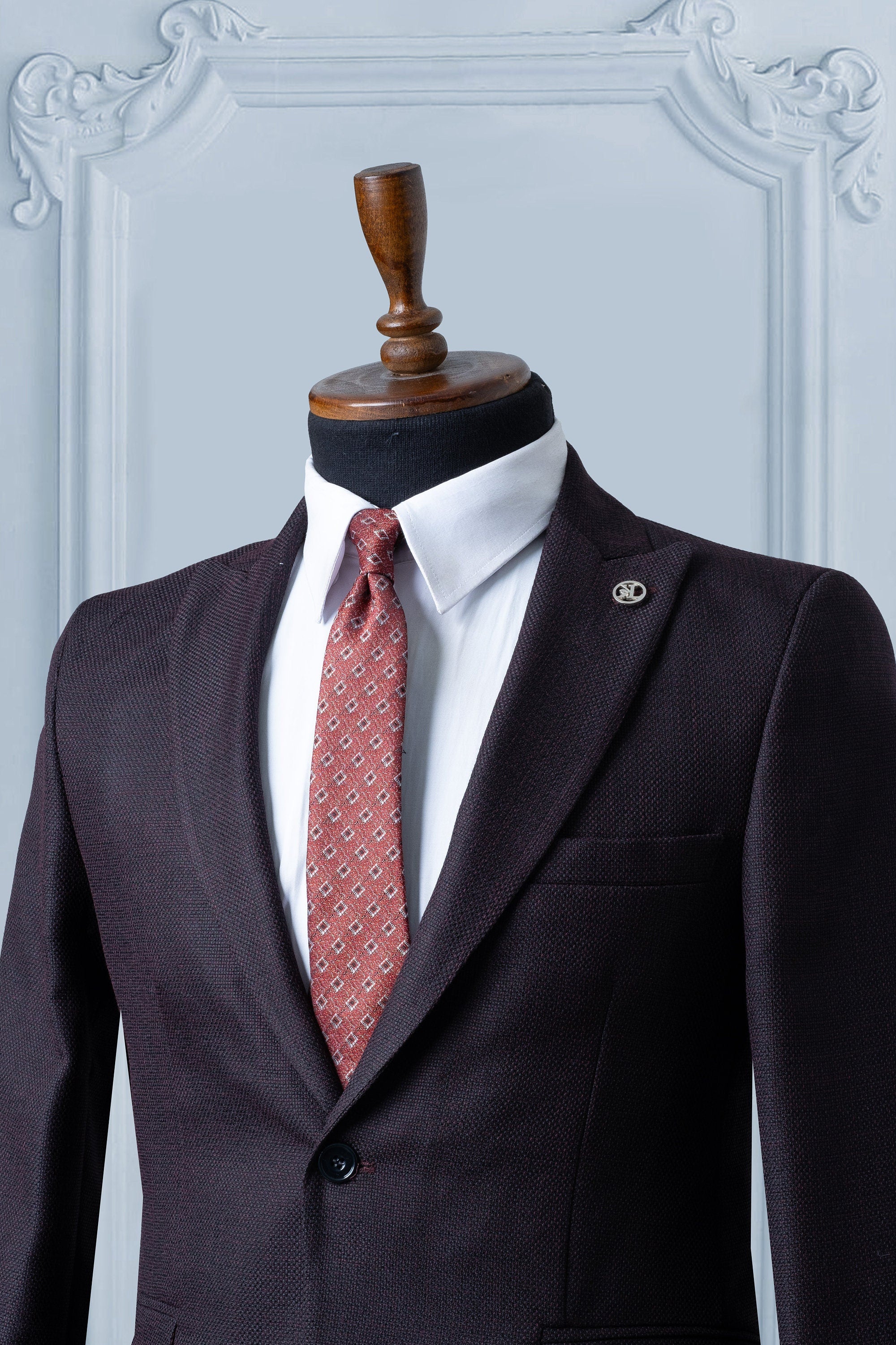 Purple Men Blazer, Slim Fit Wool Blazer, One Button Blazer, Blazer For Men, Wedding Men Blazer, Party Wear Blazer, Dinner Wear Blazer